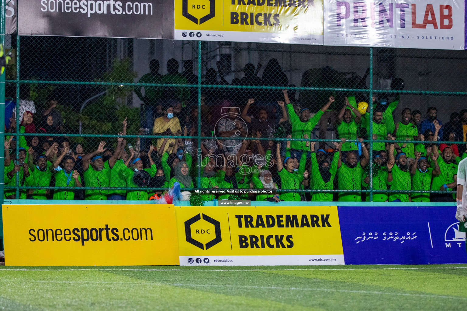 Team FSM vs Club HDC in the Quarter Finals of Club Maldives 2021 held at Hulhumale;, on 12th December 2021 Photos: Ismail Thoriq / images.mv