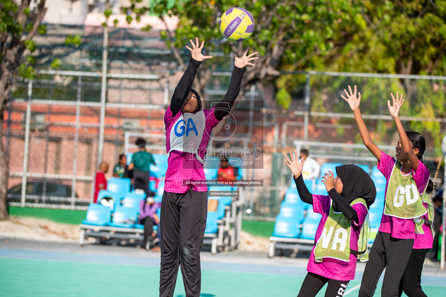 Day 8 of Junior Netball Championship 2022 on 11th March 2022 held in Male', Maldives. Photos by Nausham Waheed & Hassan Simah