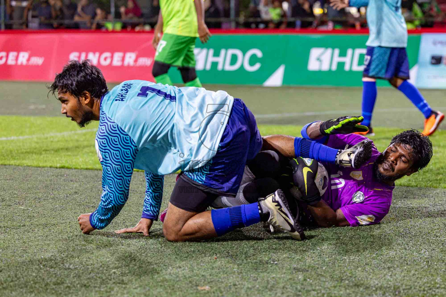 TEAM DJA VS TOURISM CLUB in Club Maldives Classic 2024 held in Rehendi Futsal Ground, Hulhumale', Maldives on Friday, 6th September 2024. 
Photos: Hassan Simah / images.mv