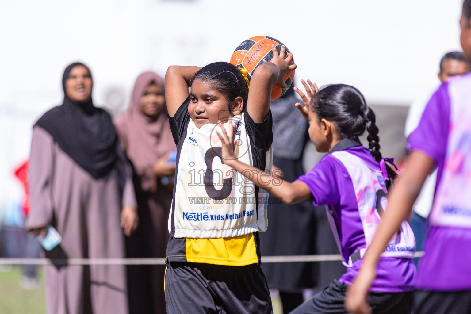 Day 3 of Nestle' Kids Netball Fiesta 2023 held in Henveyru Stadium, Male', Maldives on Saturday, 2nd December 2023. Photos by Nausham Waheed / Images.mv