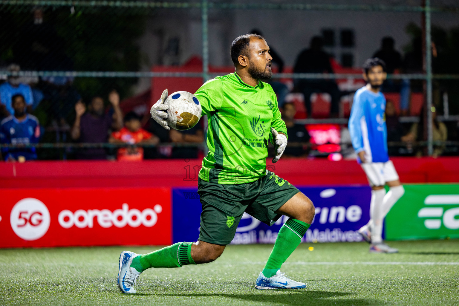 SH Milandhoo vs SH Kanditheemu in zone round on Day 32 of Golden Futsal Challenge 2025 was held on Wednesday , 5th February 2025, in Hulhumale', Maldives. Photos: Nausham Waheed / images.mv