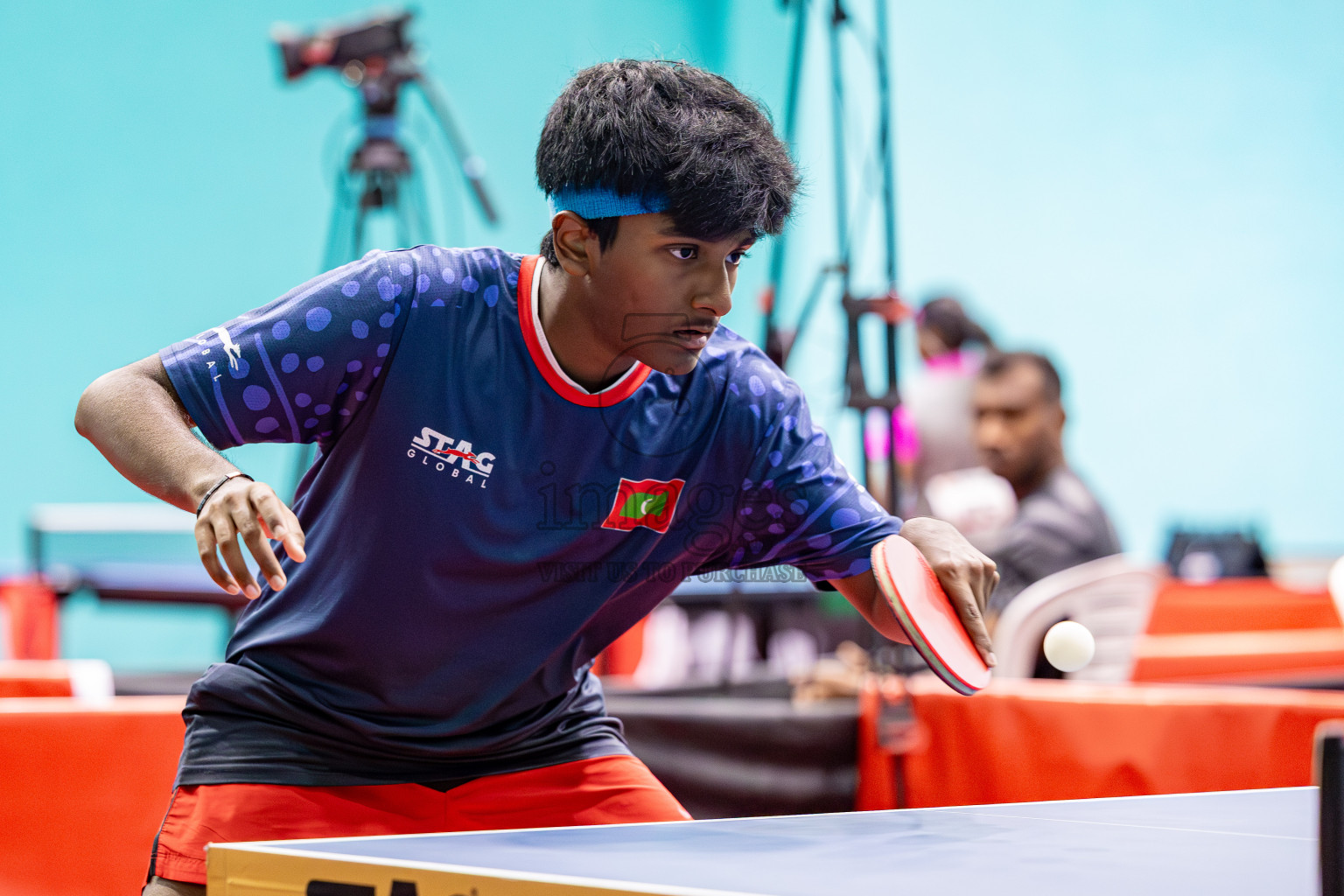 Day 4 of BML 63rd National Table Tennis Tournament 2025 was held on Thursday, 28th August 2025 in Male' TT Hall, Male', Maldives. Photos:  Areef / images.mv