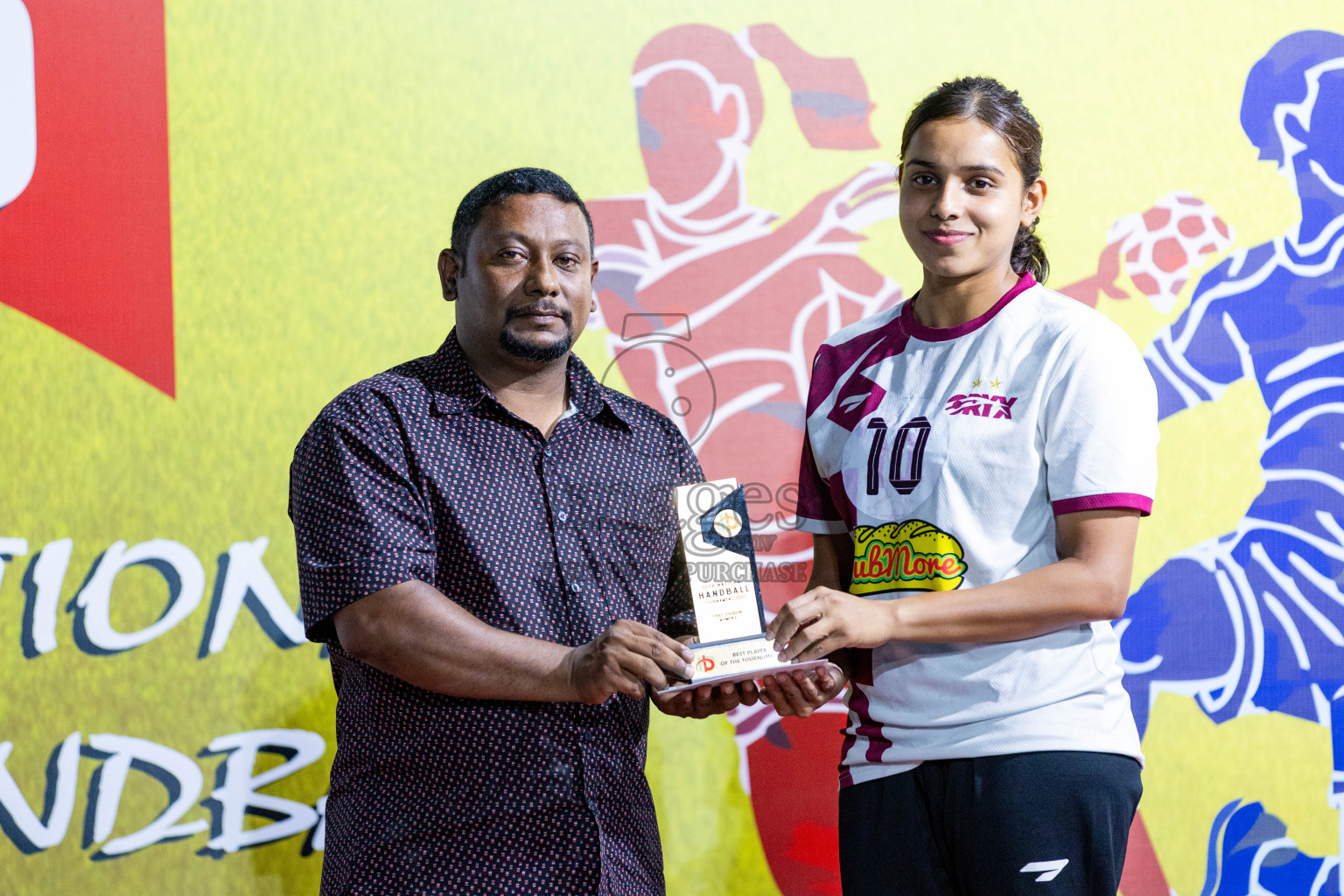 Division one Final 10th National Handball Tournament 2023, held in Handball ground, Male', Maldives on Saturday, 13th January 2023 Photos: Nausham Waheed/ Images.mv