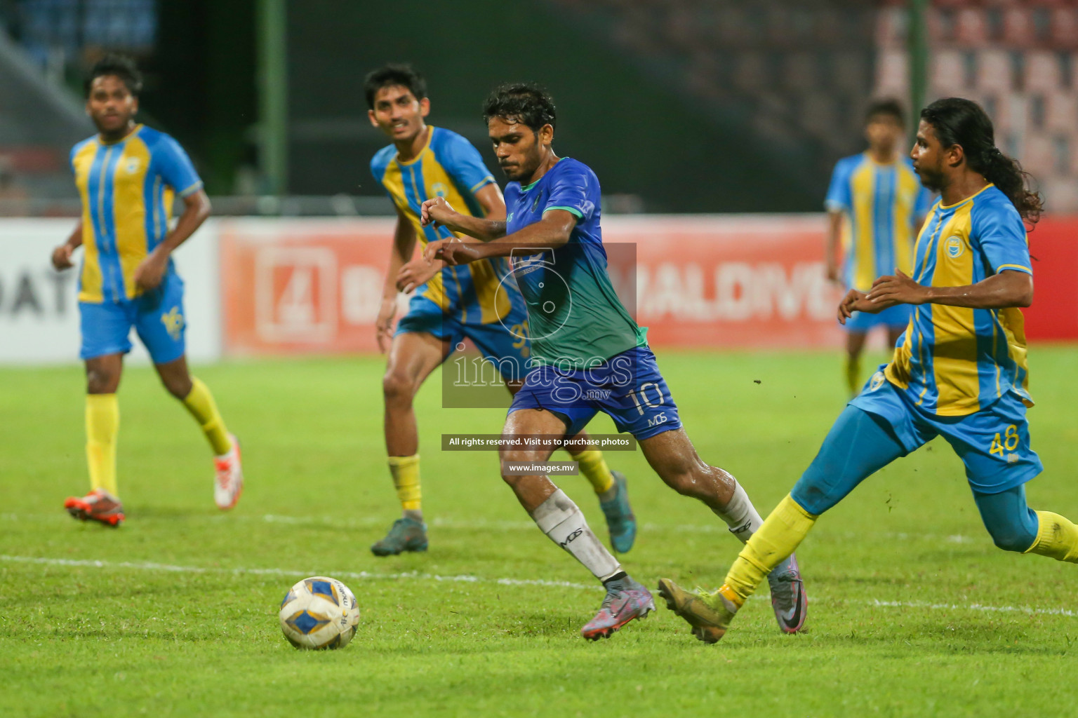 President's Cup 2023 - Club Valencia vs Super United Sports, held in National Football Stadium, Male', Maldives  Photos: Mohamed Mahfooz Moosa/ Images.mv