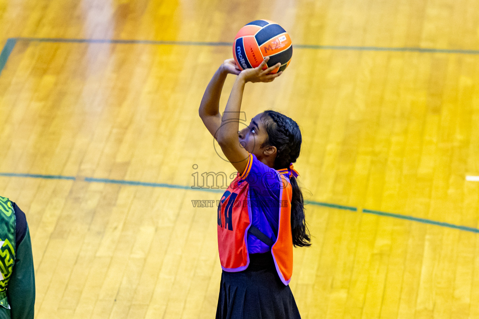 Day 4 of 25th Inter-School Netball Tournament was held in Social Center at Male', Maldives on Monday, 12th August 2024. Photos: Nausham Waheed / images.mv