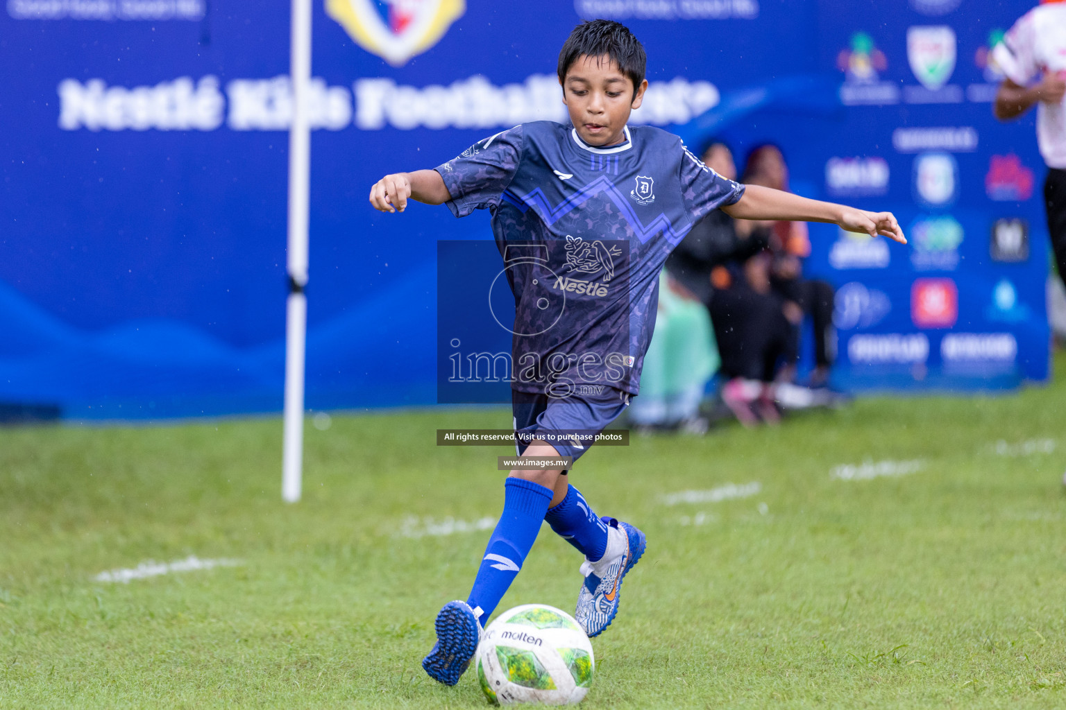 Day 2 of Nestle kids football fiesta, held in Henveyru Football Stadium, Male', Maldives on Thursday, 12th October 2023 Photos: Nausham Waheed/ Shuu Abdul Sattar Images.mv