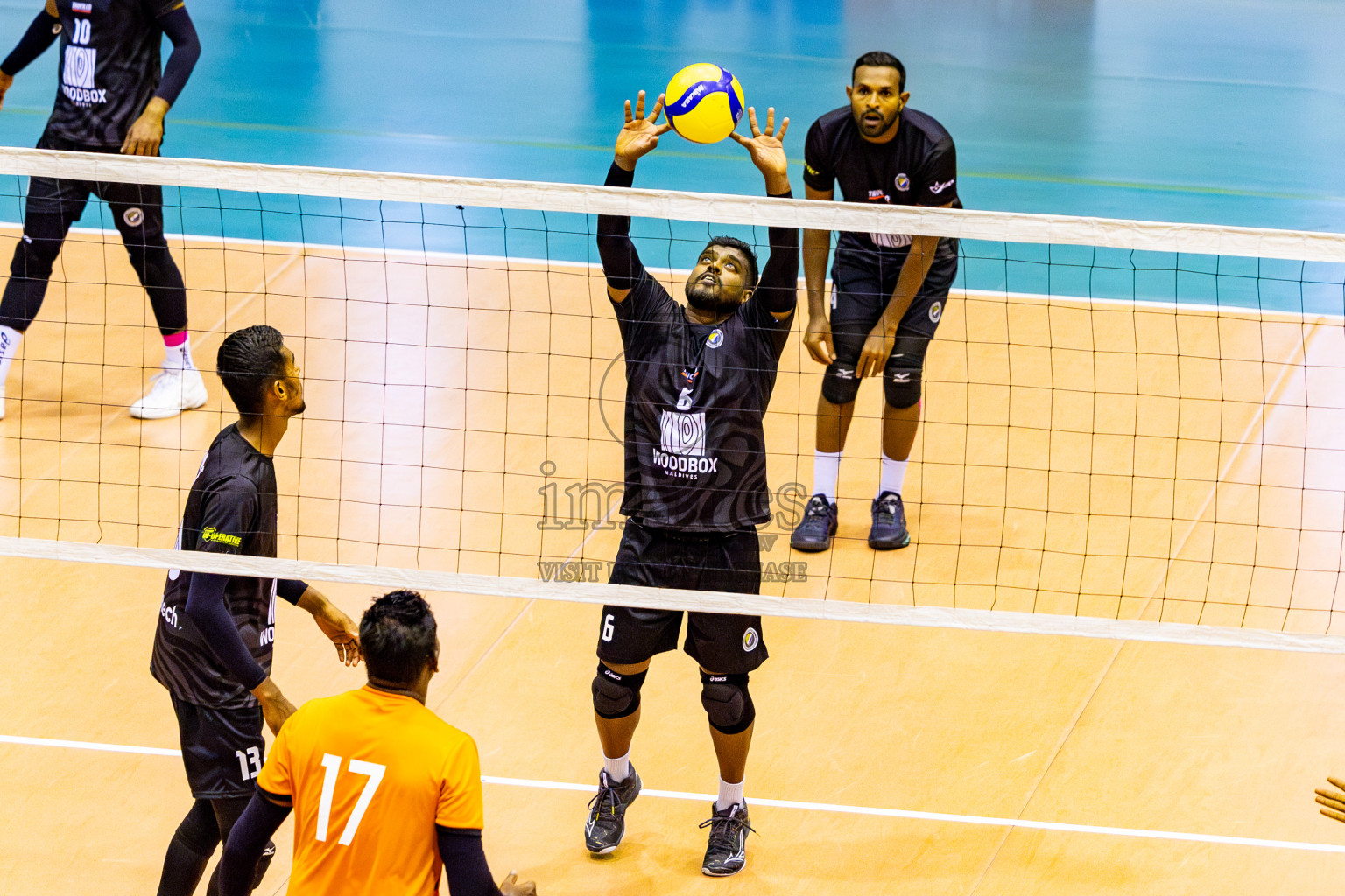 Sports Club City vs Dhivehi Sifainge Club in Semi Final of MILO VAM Cup 2024 Men's Division was held in Social Center Indoor Hall on Friday, 1st September 2024. Photos: Nausham Waheed / images.mv