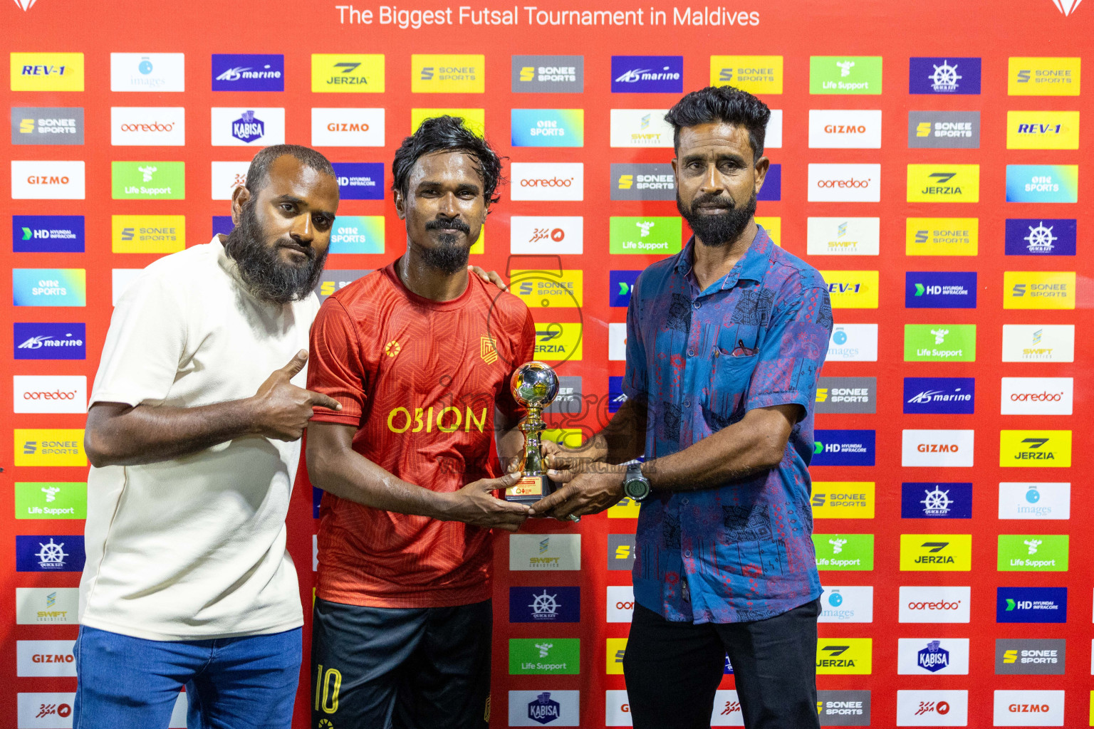 HDh Naivaadhoo VS HDh Makunudhoo in Day 14 of Golden Futsal Challenge 2024 was held on Sunday, 28th January 2024, in Hulhumale', Maldives Photos: Nausham Waheed / images.mv