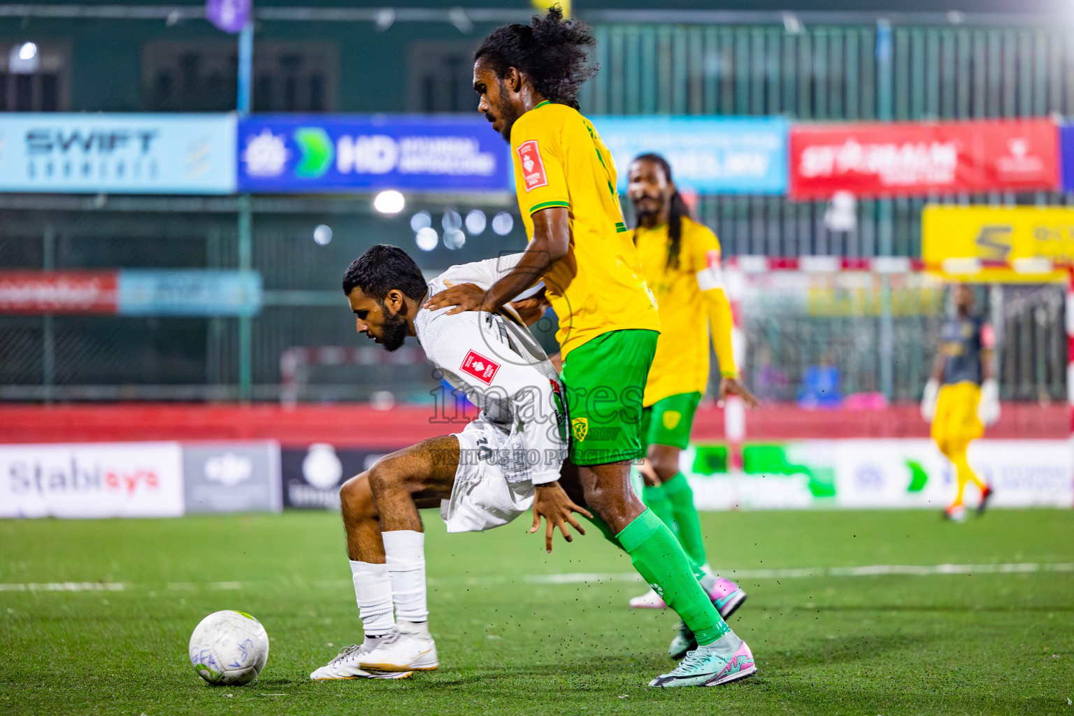 GA Gemanafushi vs GDh Vaadhoo on Day 35 of Golden Futsal Challenge 2024 was held on Tuesday, 20th February 2024, in Hulhumale', Maldives
Photos: Mohamed Mahfooz Moosa, / images.mv