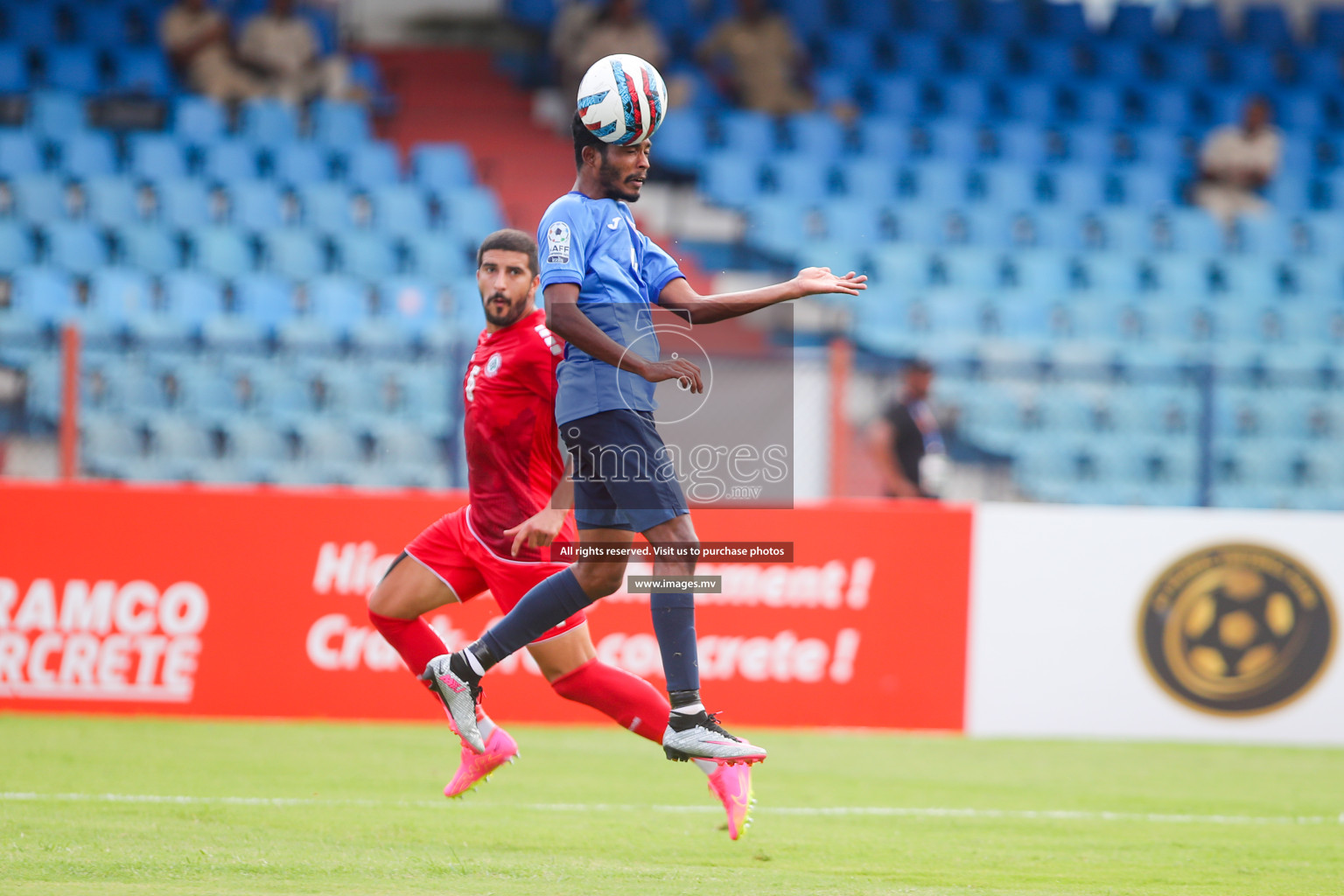 Lebanon vs Maldives in SAFF Championship 2023 held in Sree Kanteerava Stadium, Bengaluru, India, on Tuesday, 28th June 2023. Photos: Nausham Waheed, Hassan Simah / images.mv