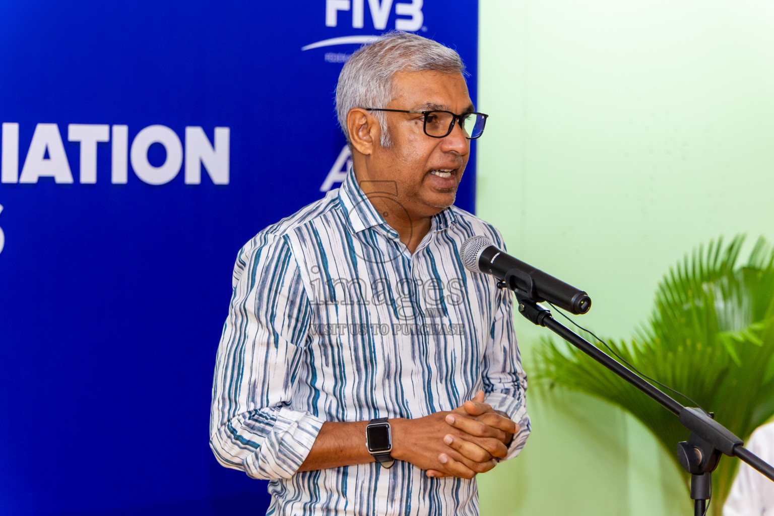 Announcing of Senior Mens Volleyball National Team participating in the CAVA Men’s cup 2025, in Bangladesh held in Socail Centre Haruge., Male', Maldives on Thursday, 09th October 2025. Photos by: Nausham Waheed / Images.mv