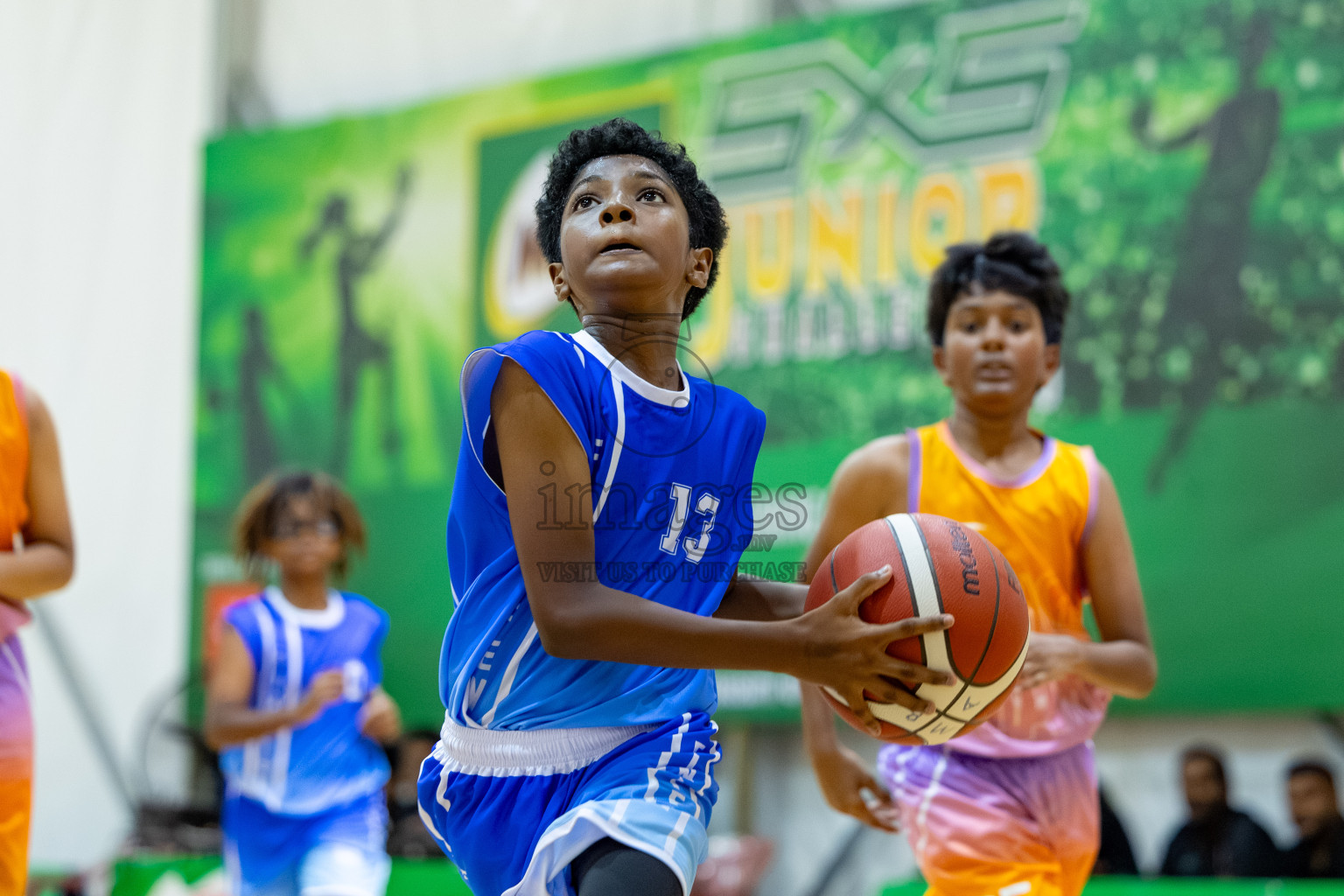 Milo 5 x 5 Junior Challenge 2025 - Basketball tournament held in Basketball Training Center, Male', Maldives on Thursday, 09th October 2025. 
Photo by: Hassan Simah / Images.mv