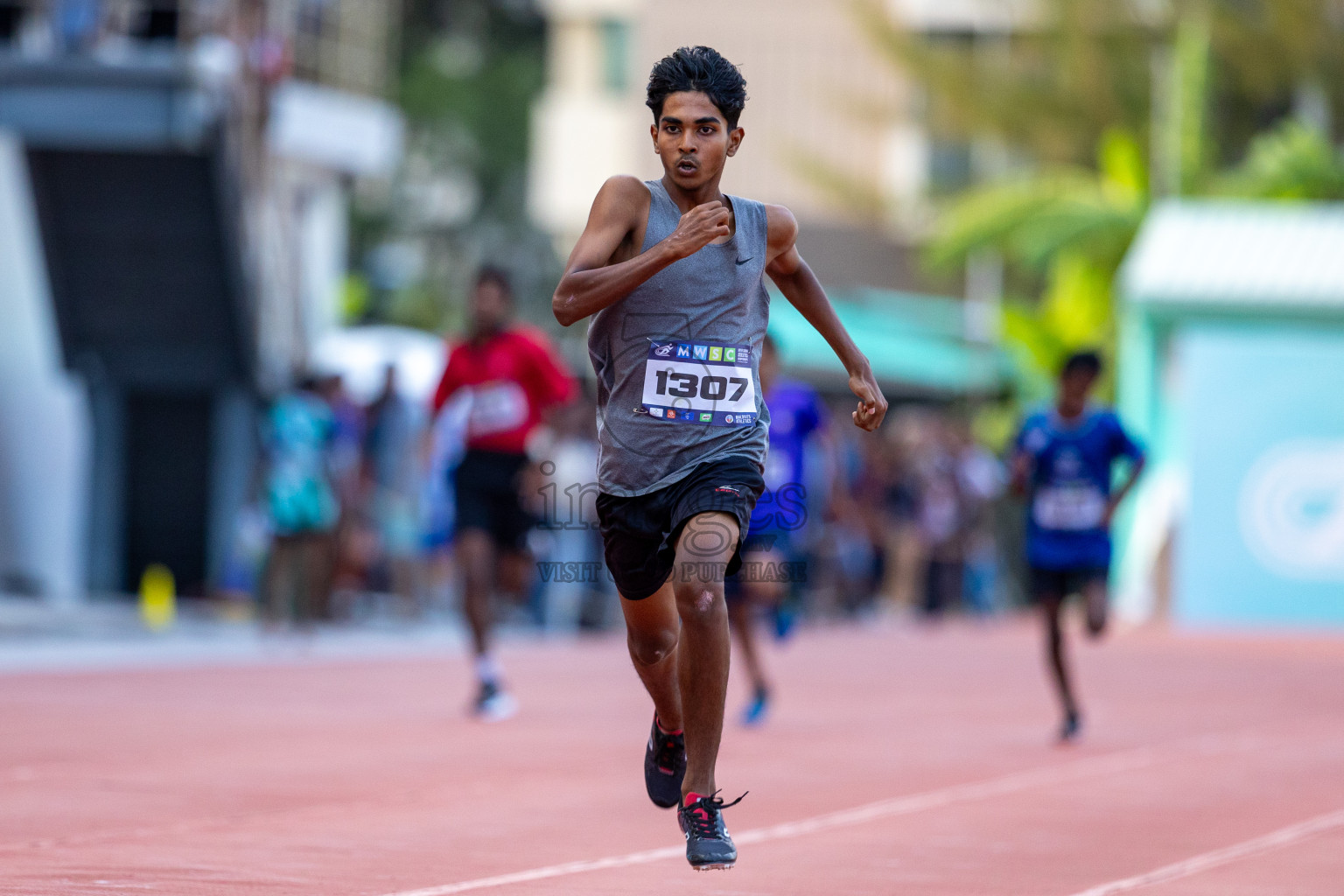 Day 2 of MWSC Interschool Athletics Championships 2024 held in Hulhumale Running Track, Hulhumale, Maldives on Sunday, 10th November 2024. Photos by: Ismail Thoriq / Images.mv