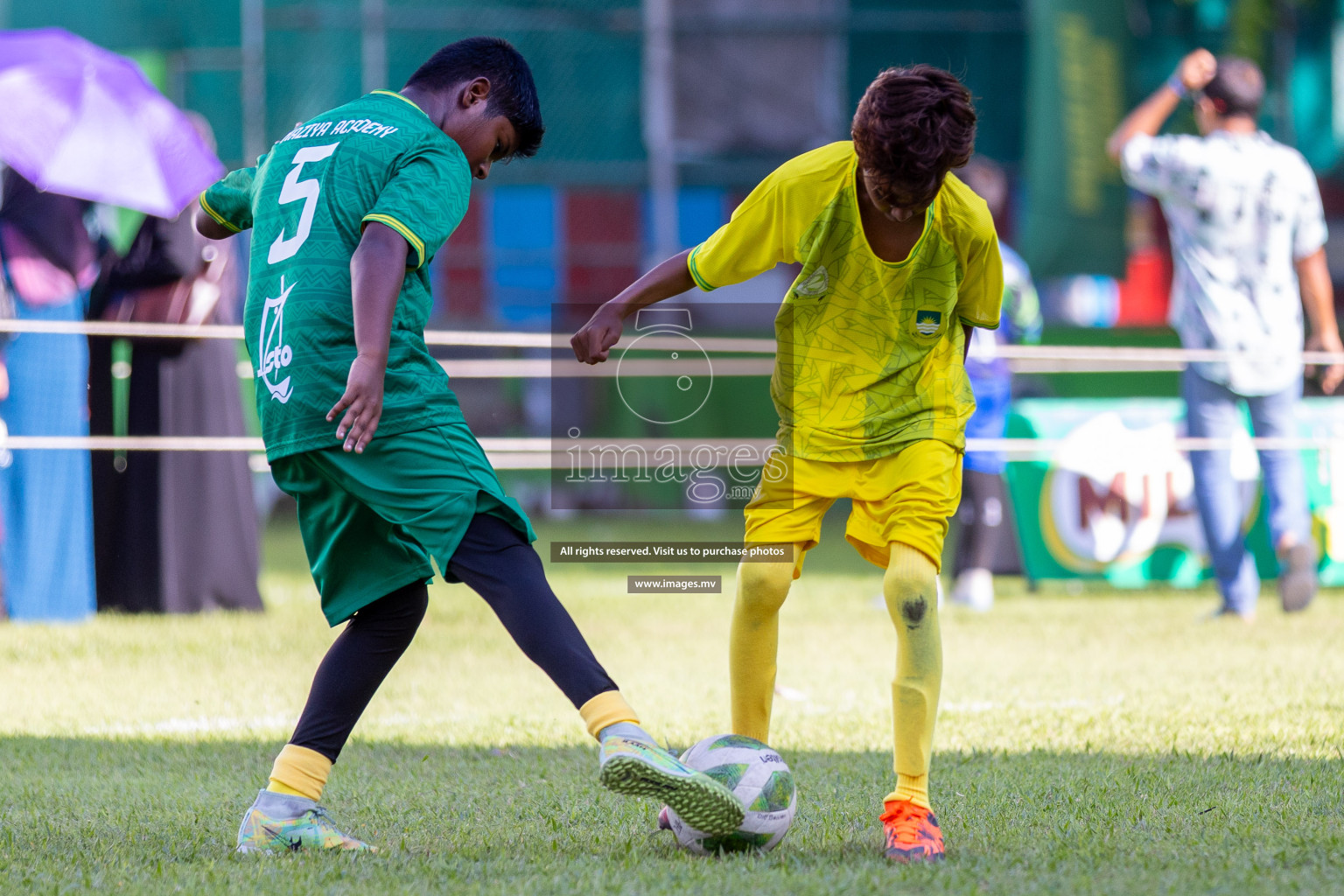 Day 1 of MILO Academy Championship 2023 (U12) was held in Henveiru Football Grounds, Male', Maldives, on Friday, 18th August 2023. 
Photos: Ismail Thoriq / images.mv