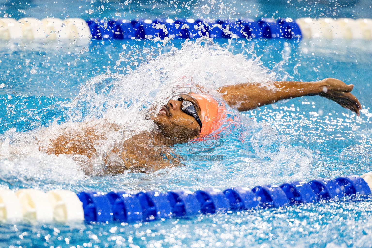 Day 5 of National Swimming Competition 2024 held in Hulhumale', Maldives on Tuesday, 17th December 2024. Photos: Hassan Simah / images.mv