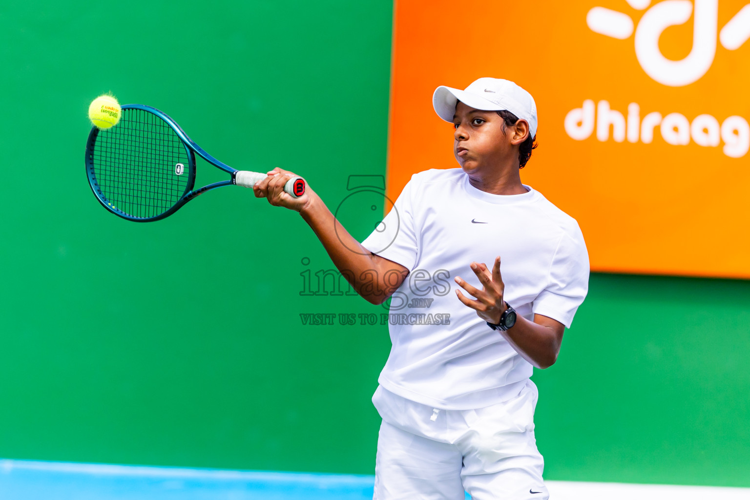 Day 1 of ATF Maldives Junior Open Tennis was held in Male' Tennis Court, Male', Maldives on Monday, 9th December 2024. Photos: Nausham Waheed / images.mv