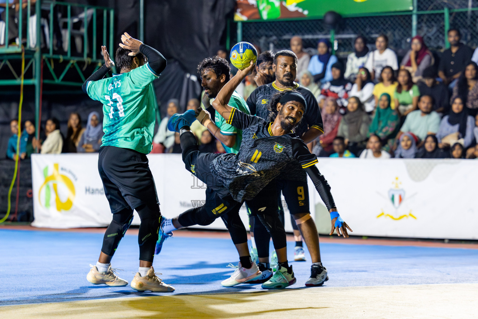 1st Division Final of 8th Inter-Office/Company Handball Tournament 2024, held in Handball ground, Male', Maldives on Tuesday, 11th September 2024 Photos: Nausham Waheed/ Images.mv