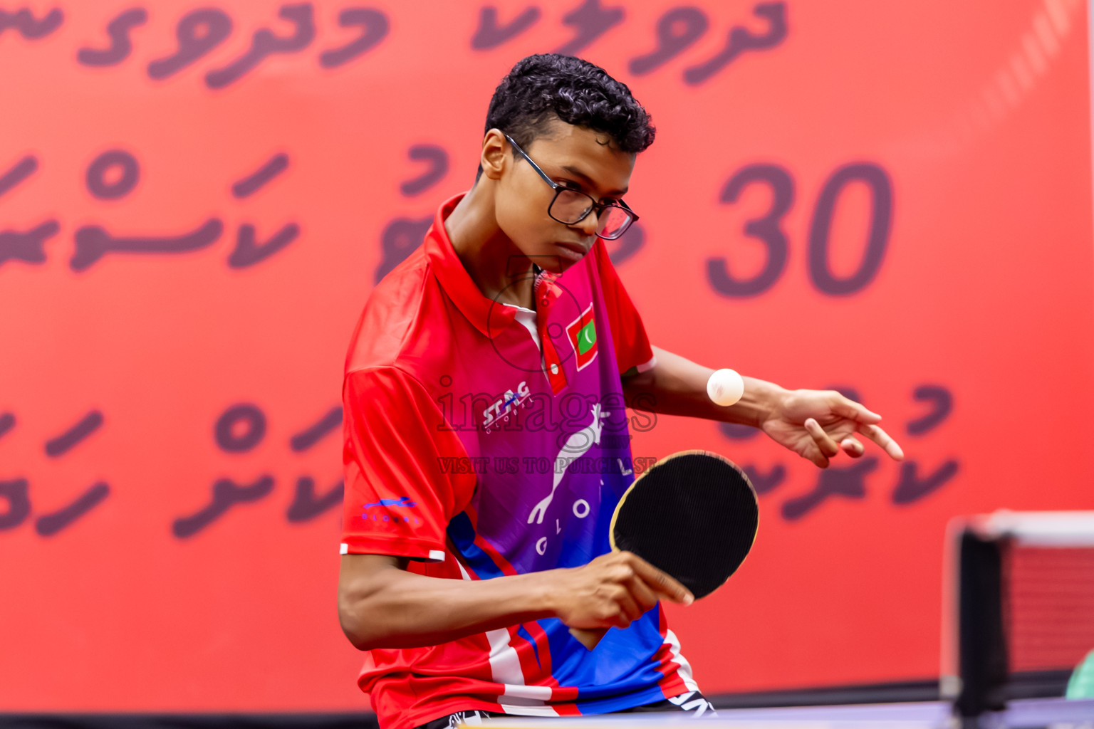 Finals of 30th Table Tennis Association Championship 2025 was held on Saturday, 20th September 2025 in Male' TT Hall, Male', Maldives. Photos: Nausham Waheed / images.mv
