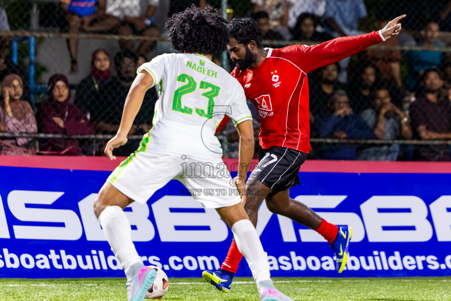 BML vs GRC in Day 6 of Club Maldives Cup 2025 was held in Rehendhi Futsal Ground, Hulhumale', Maldives on Saturday, 4th October 2025. Photos: Nausham Waheed / images.mv