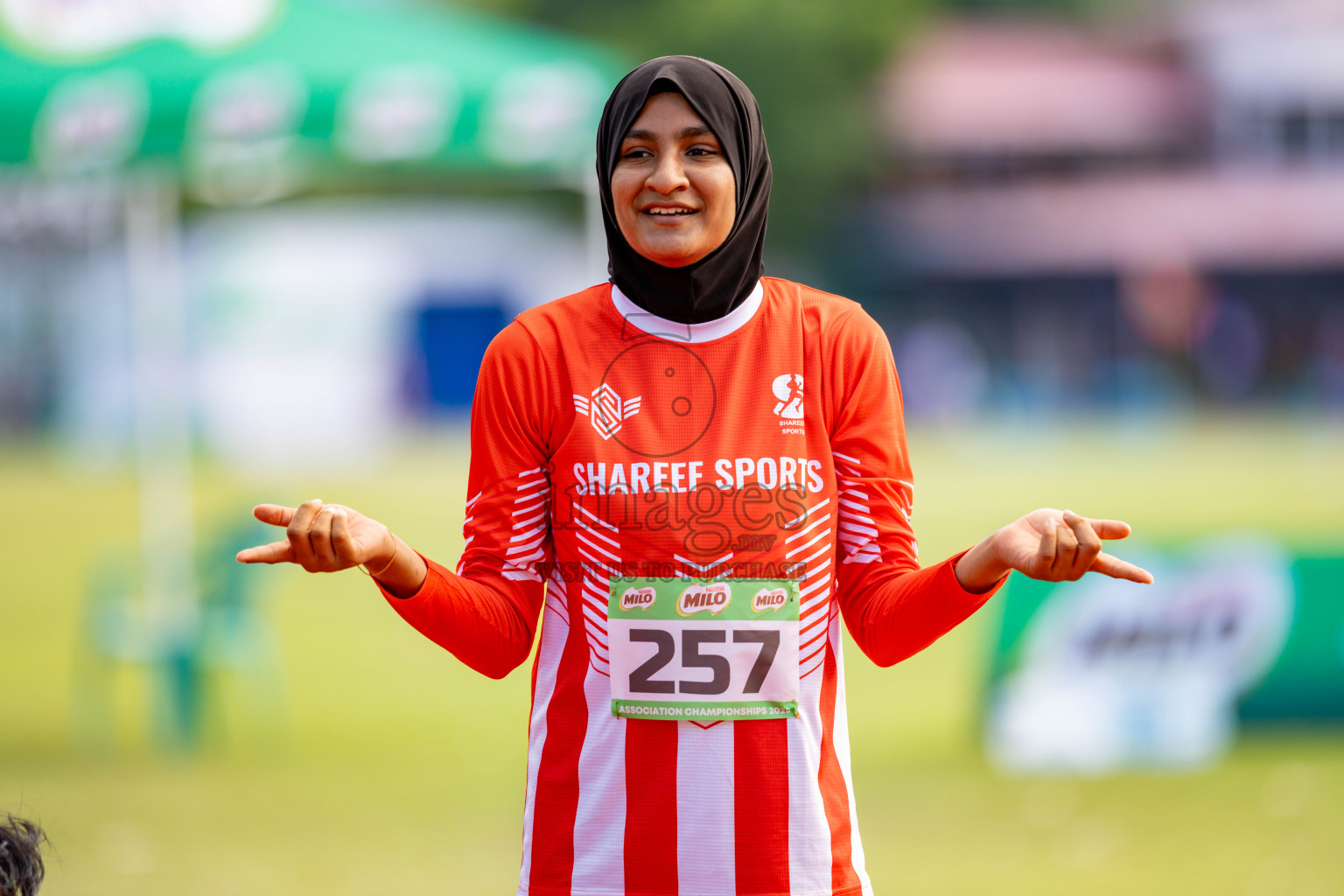 Day 2 of 12th Milo Association Championships was held in Ekuveni Track at Male', Maldives on Friday, 25th April 2025. 
Photos: Hassan Simah / images.mv