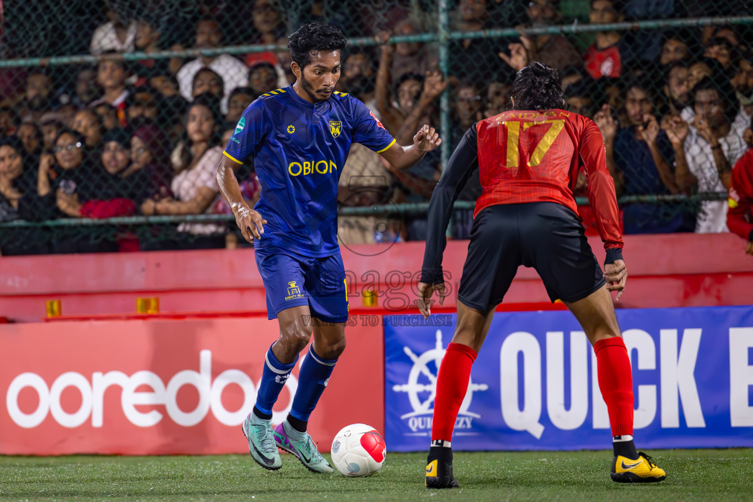 B Eydhafushi vs L Gan in the Final of Golden Futsal Challenge 2024 was held on Thursday, 7th March 2024, in Hulhumale', Maldives 
Photos: Ismail Thoriq / images.mv