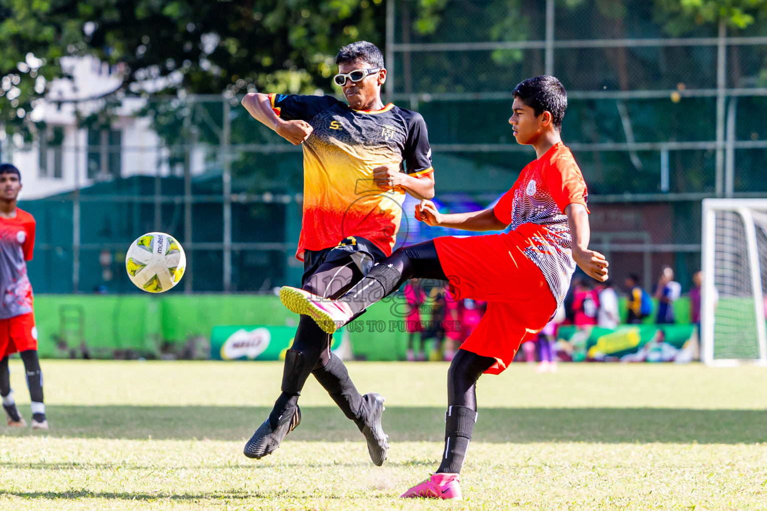 Day 2 of MILO Academy Championship 2024 Under 14 held in Henveyru Stadium, Male', Maldives on Friday, 1st November 2024. Photos: Nausham Waheed / Images.mv