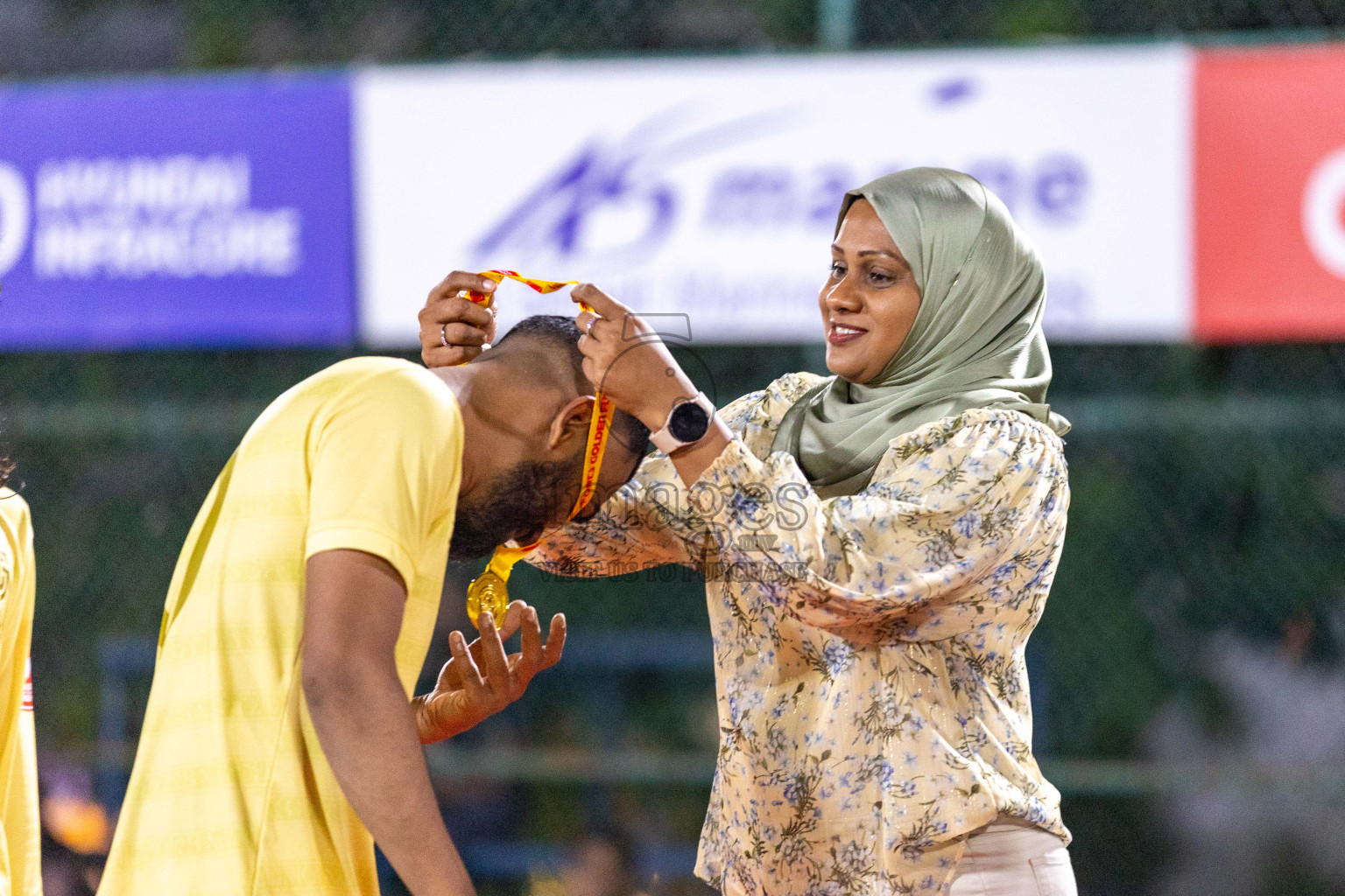 Opening of Golden Futsal Challenge 2024 with Charity Shield Match between L.Gan vs Th. Thimarafushi was held on Sunday, 14th January 2024, in Hulhumale', Maldives Photos: Ismail Thoriq / images.mv