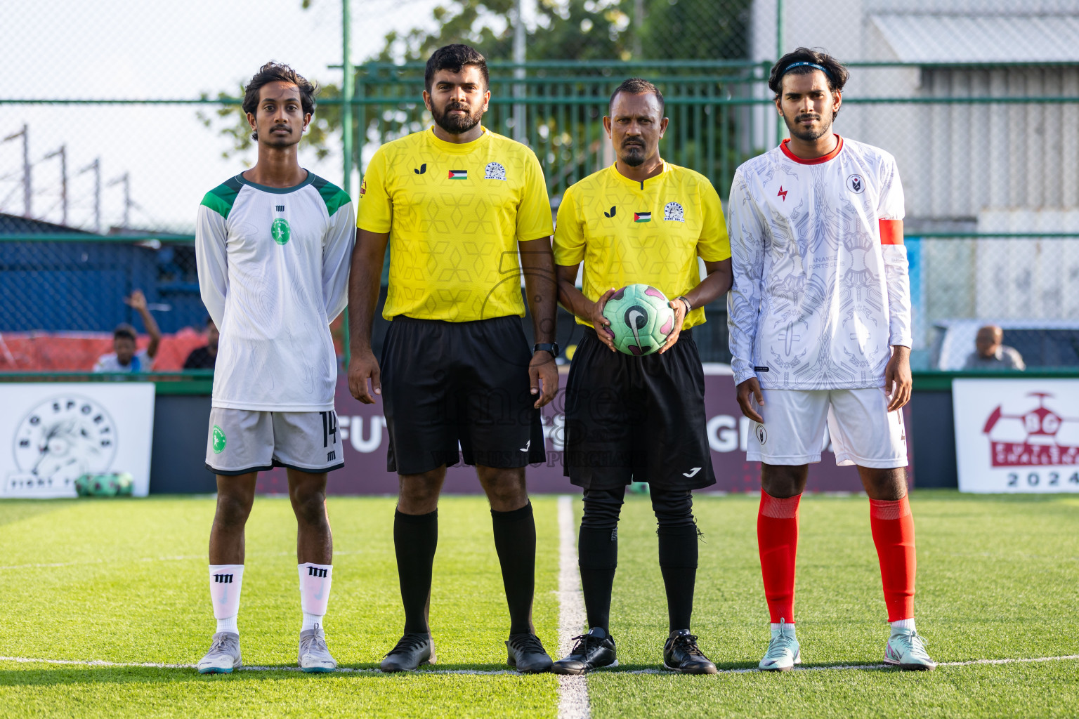 Giraavarians vs Anakee SC in Day 7 of BG Futsal Challenge 2024 was held on Monday, 18th March 2024, in Male', Maldives Photos: Nausham Waheed / images.mv