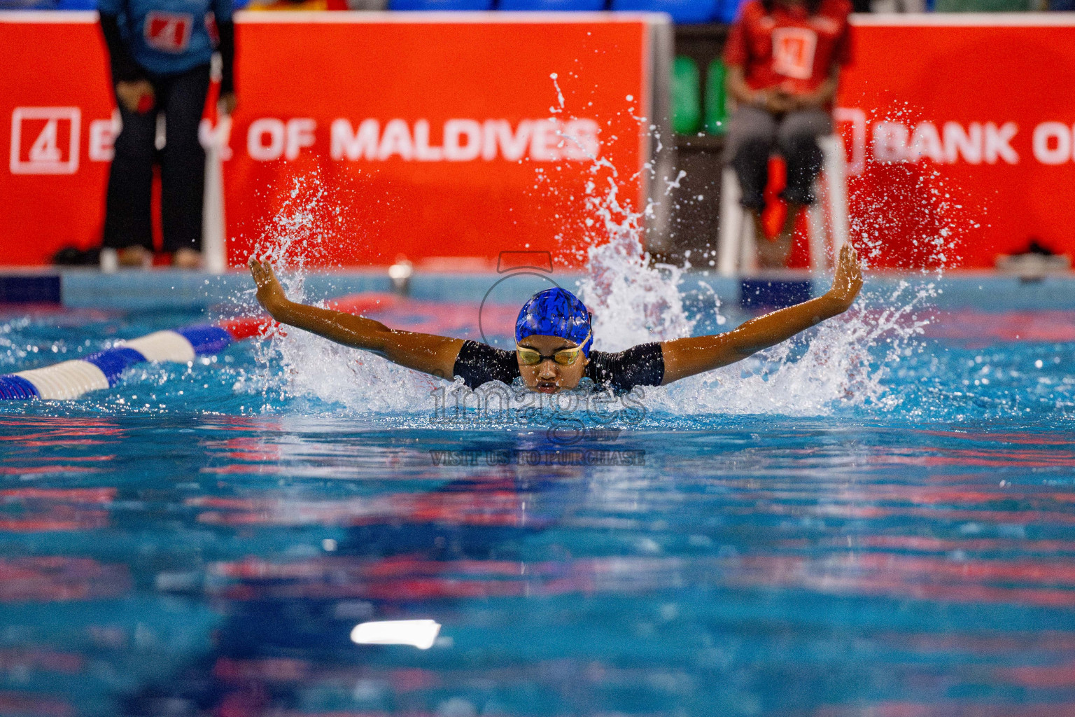 Day 4 of National Swimming Championship 2024 held in Hulhumale', Maldives on Monday, 16th December 2024. Photos: Hassan Simah / images.mv