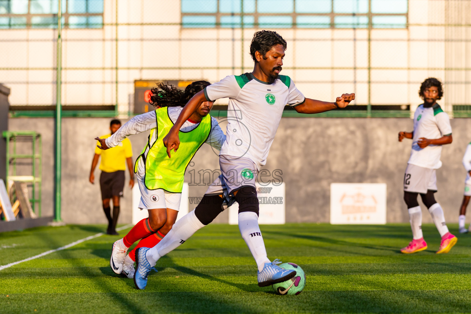 Giraavarians vs Anakee SC in Day 7 of BG Futsal Challenge 2024 was held on Monday, 18th March 2024, in Male', Maldives Photos: Nausham Waheed / images.mv