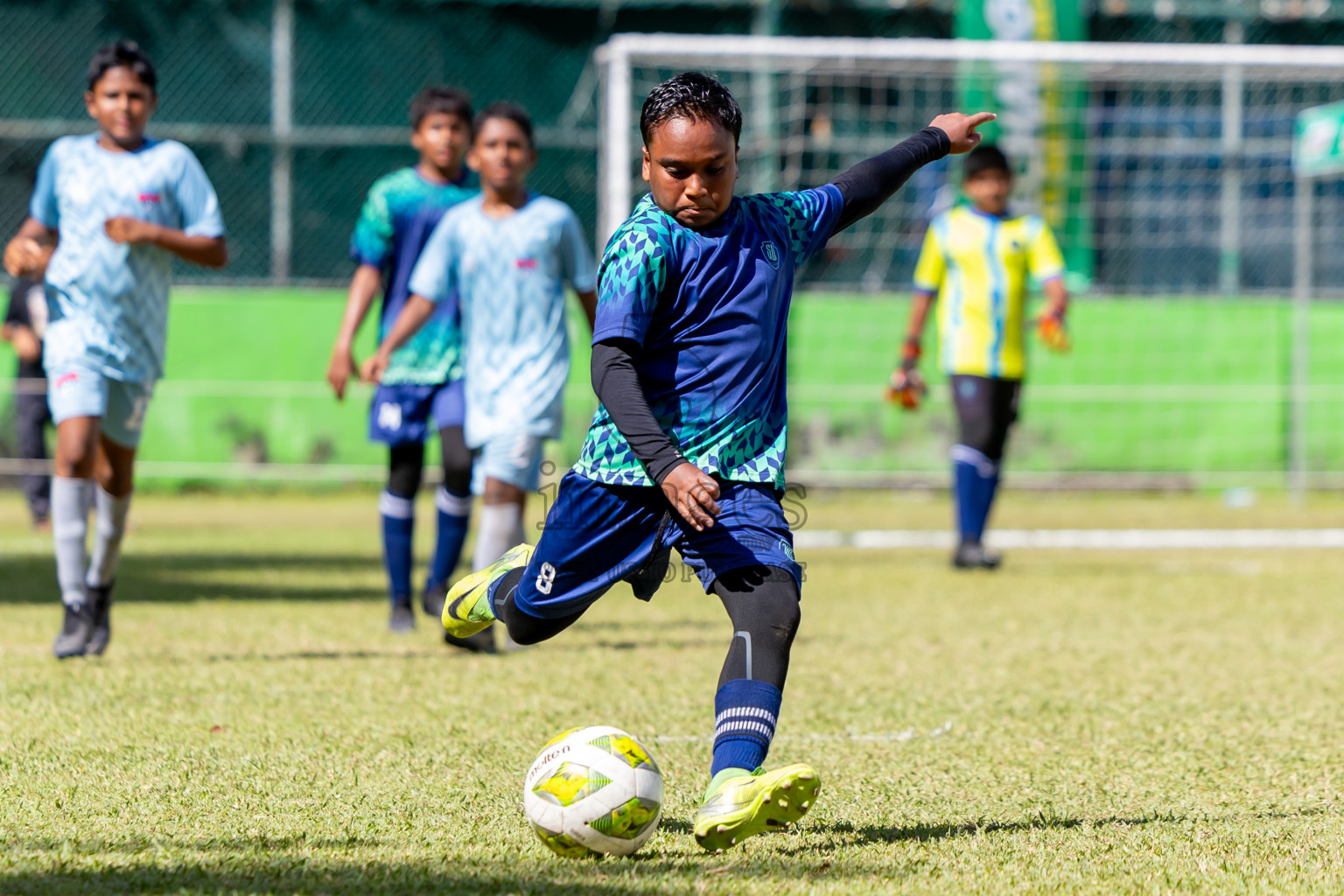 Day 2 of MILO Academy Championship 2025 (U-12) was held at Henveiru Stadium in Male', Maldives on Friday, 2nd May 2025. Photos: Nausham Waheed  / images.mv