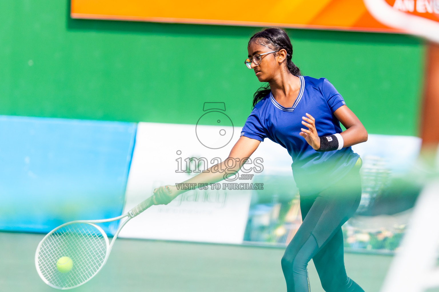 Day 4 of ATF Maldives Junior Open Tennis was held in Male' Tennis Court, Male', Maldives on Thursday, 12th December 2024. Photos: Nausham Waheed/ images.mv