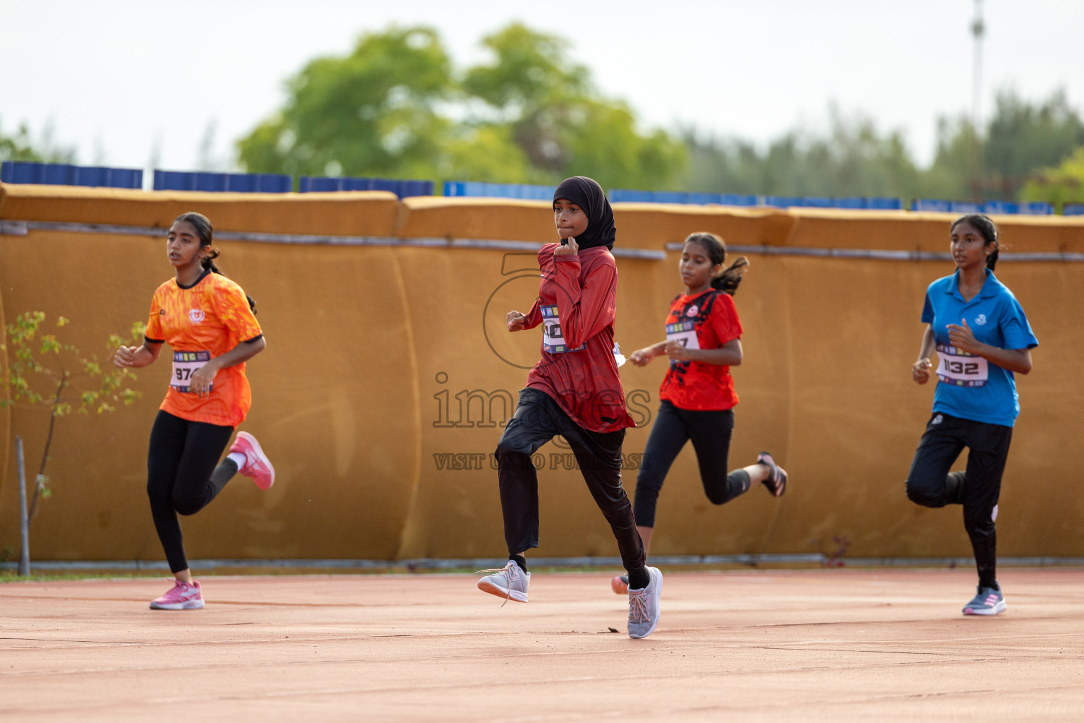 Day 2 of MWSC Interschool Athletics Championships 2024 held in Hulhumale Running Track, Hulhumale, Maldives on Sunday, 10th November 2024. 
Photos by: Hassan Simah / Images.mv