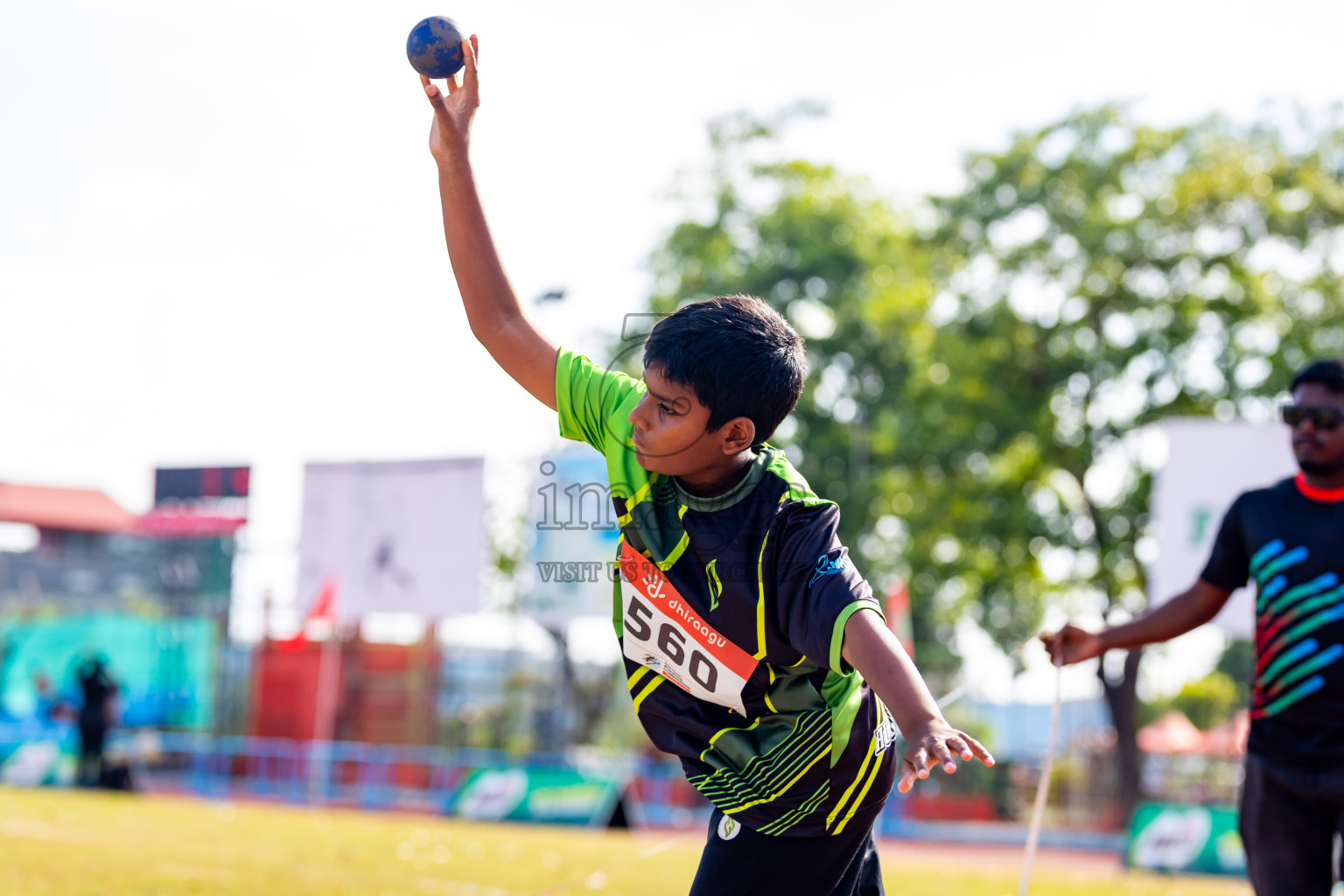 Day 4 of Inter-school Athletics Championship 2025 held in Ekuveni Synthetic Track, Male', Maldives on Thursday, 09th October 2025. Photos by: Nausham Waheed / Images.mv