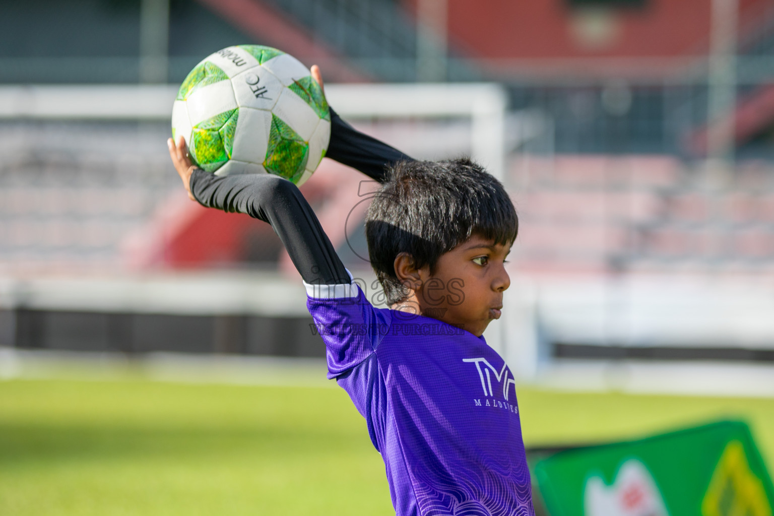 Day 2 of Under 10 MILO Academy Championship 2024 was held at National Stadium in Male', Maldives on Friday, 27th April 2024. Photos: Mohamed Mahfooz Moosa / images.mv