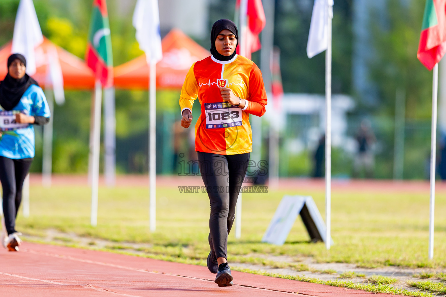 Day 5 of MWSC Interschool Athletics Championships 2024 held in Hulhumale Running Track, Hulhumale, Maldives on Wednesday, 13th November 2024. Photos by: Nausham Waheed / Images.mv