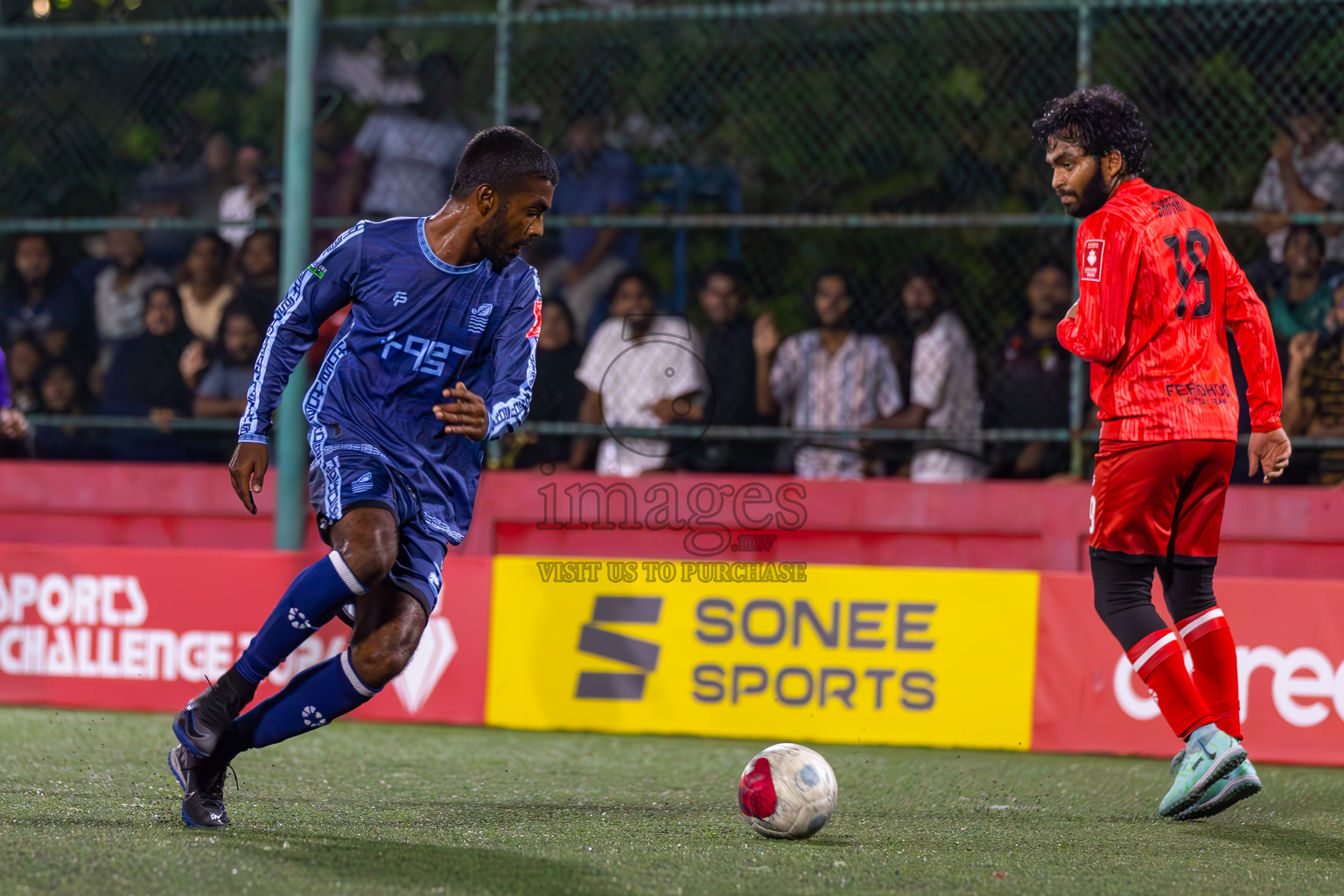 AA Feridhoo vs AA Mathiveri in Day 11 of Golden Futsal Challenge 2024 was held on Thursday, 25th January 2024, in Hulhumale', Maldives
Photos: Ismail Thoriq / images.mv