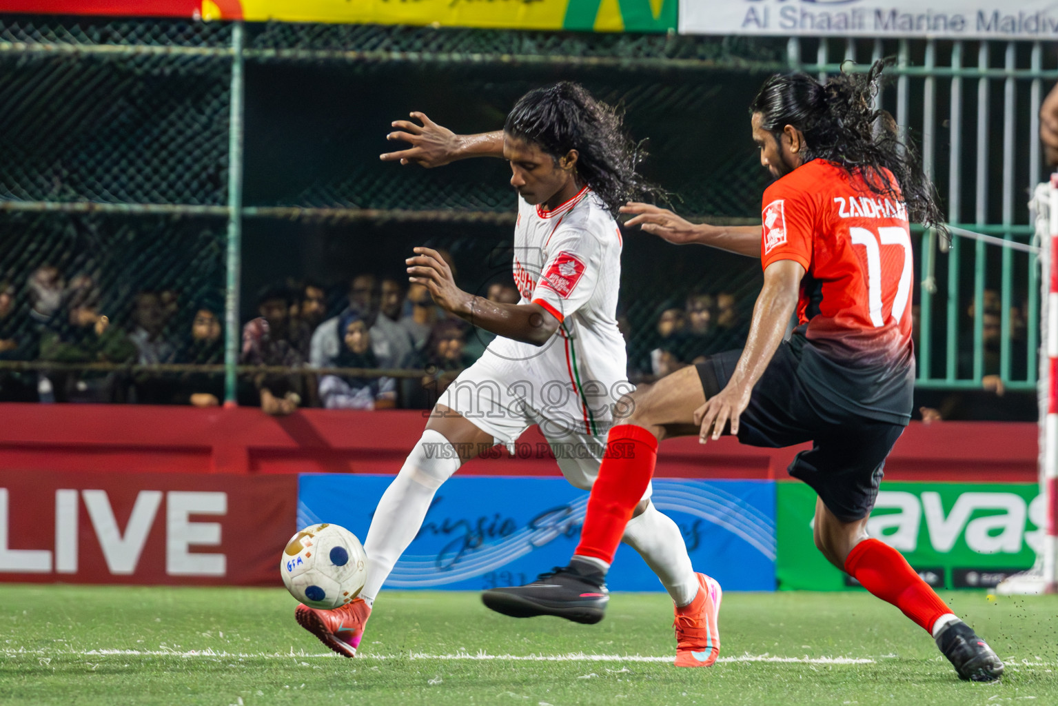L Gan vs L Isdhoo in Laamu Atoll Finals Day 26 of Golden Futsal Challenge 2025 was held on Thursday , 30th January 2025, in Hulhumale', Maldives. Photos: Ismail Thoriq / images.mv