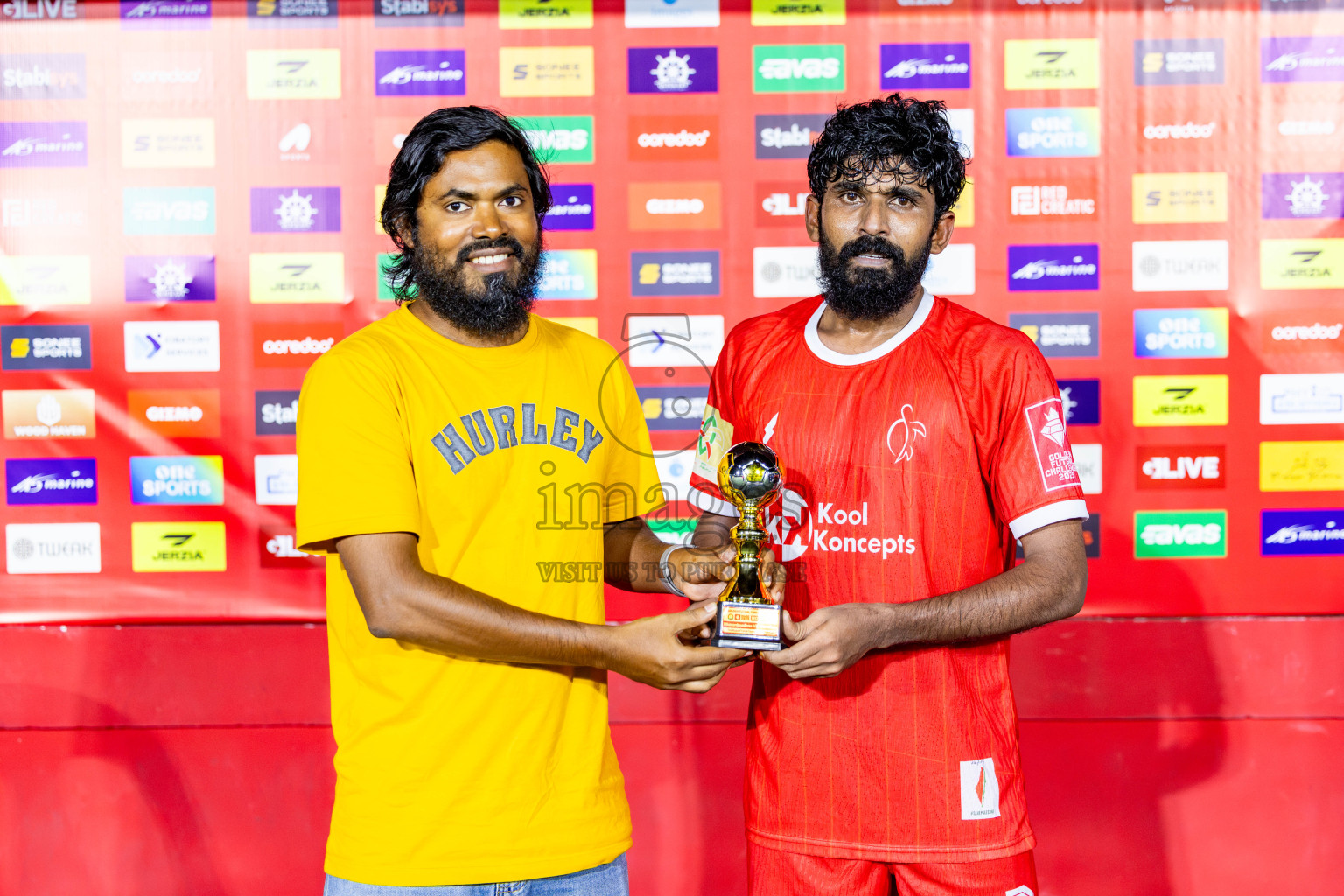 F Dharanboodhoo VS F Nilandhoo in Day 7 of Golden Futsal Challenge 2025 was held on Saturday, 11th January 2025, in Hulhumale', Maldives Photos: Nausham Waheed / images.mv