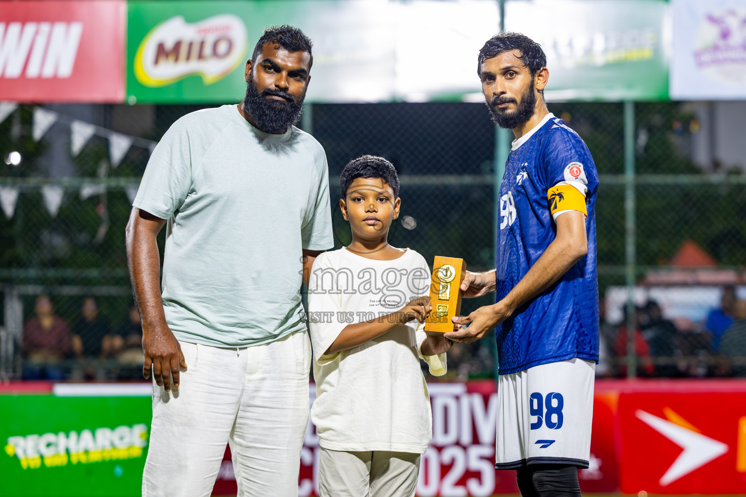 MACL vs Baros in Day 4 of Club Maldives Cup 2025 was held in Rehendi Futsal Ground, Hulhumale', Maldives on Thursday, 2nd October 2025. Photos: Nausham Waheed / images.mv