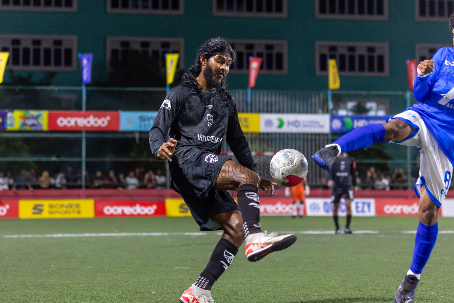 R Inguraidhoo vs R Hulhudhuffaaru in Day 6 of Golden Futsal Challenge 2024 was held on Saturday, 20th January 2024, in Hulhumale', Maldives Photos: Mohamed Mahfooz Moosa / images.mv