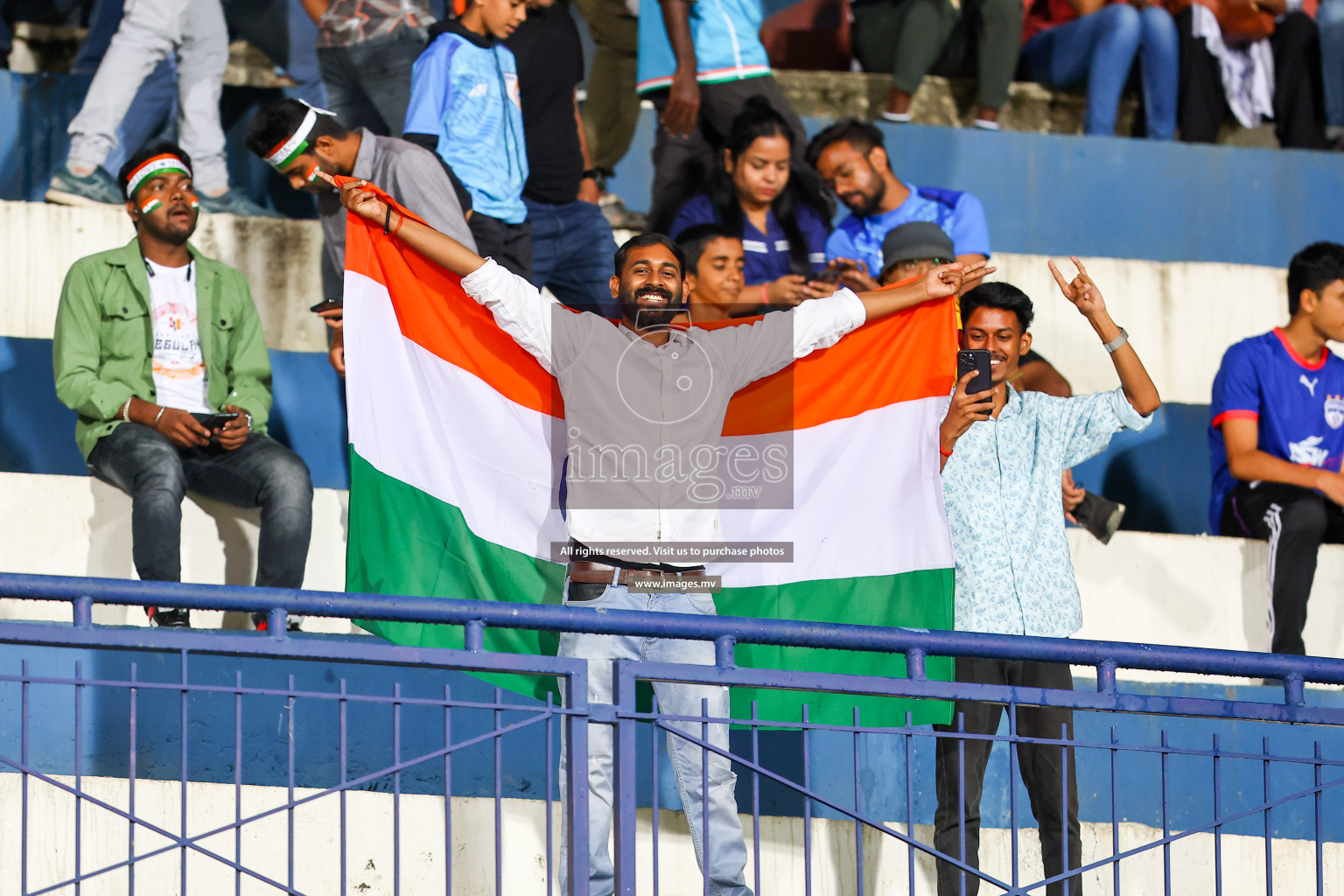 Nepal vs India in SAFF Championship 2023 held in Sree Kanteerava Stadium, Bengaluru, India, on Saturday, 24th June 2023. Photos: Nausham Waheed, Hassan Simah / images.mv