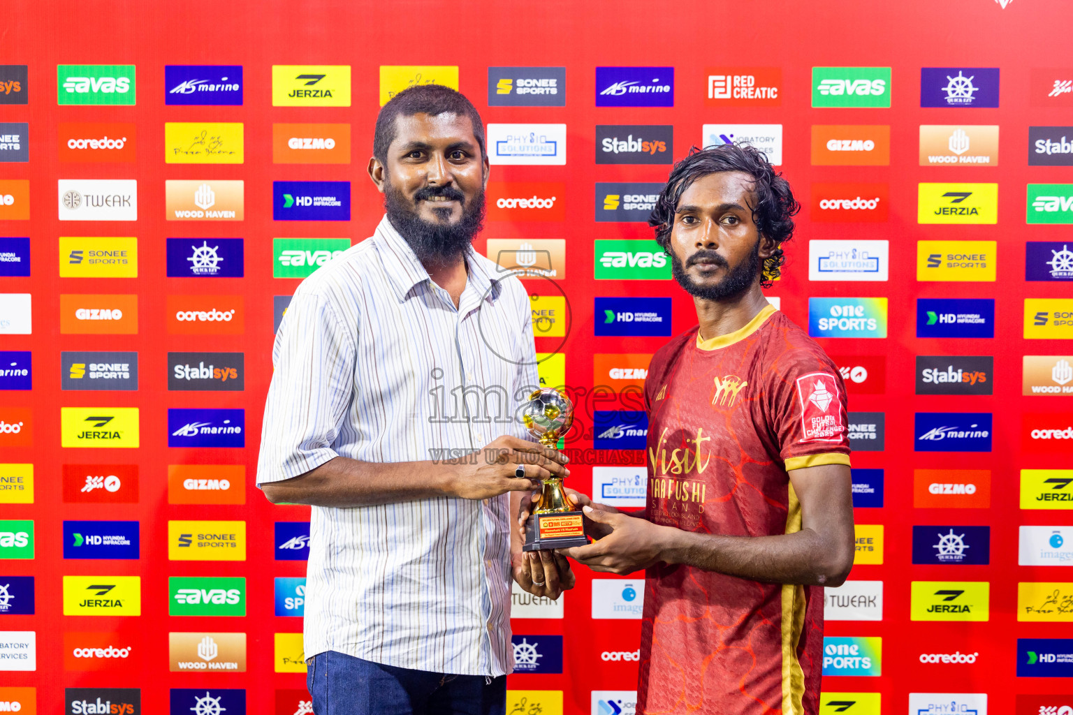 K Himmafushi vs K Maafushi on Day 18 of Golden Futsal Challenge 2025 was held on Thursday, 23rd January 2025, in Hulhumale', Maldives. Photos: Nausham Waheed / images.mv