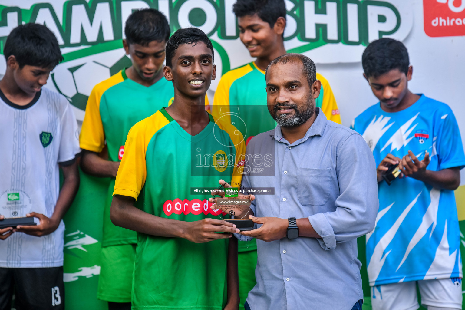 Milo Academy Championship 2022 was held in Male', Maldives on 09th October 2022. Photos: Nausham Waheed / images.mv