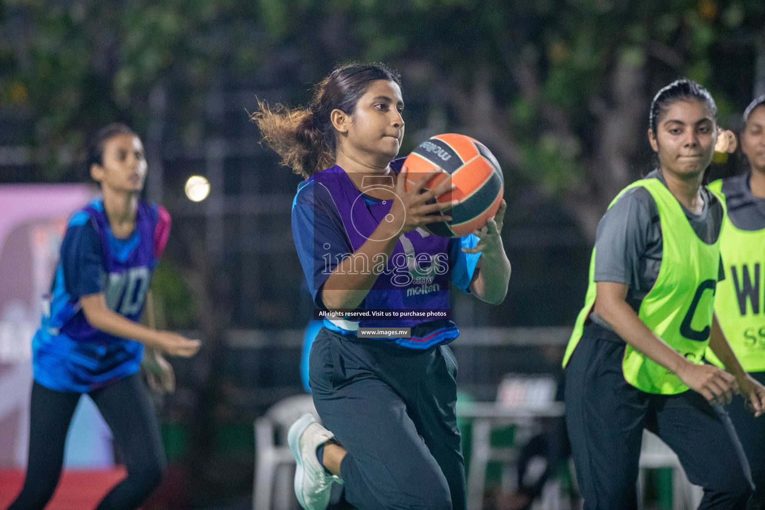 Day 6 of 20th Milo National Netball Tournament 2023, held in Synthetic Netball Court, Male', Maldives on 4th June 2023 Photos: Nausham Waheed/ Images.mv