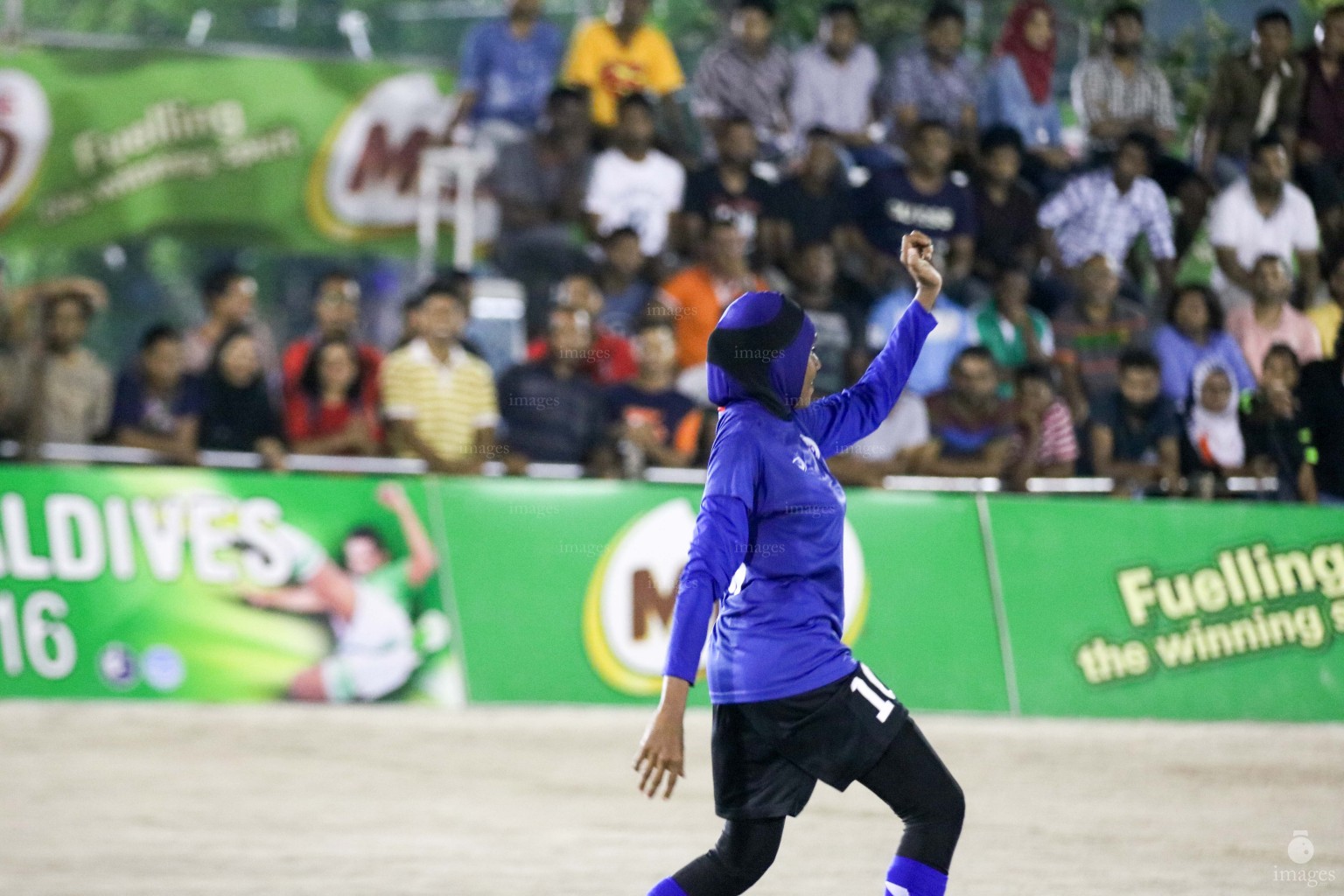 Day 13 of Club Maldives Cup Futsal Tournament in Male', Maldives, Thursday, April. 07, 2016.(Images.mv Photo/ Hussain Sinan).