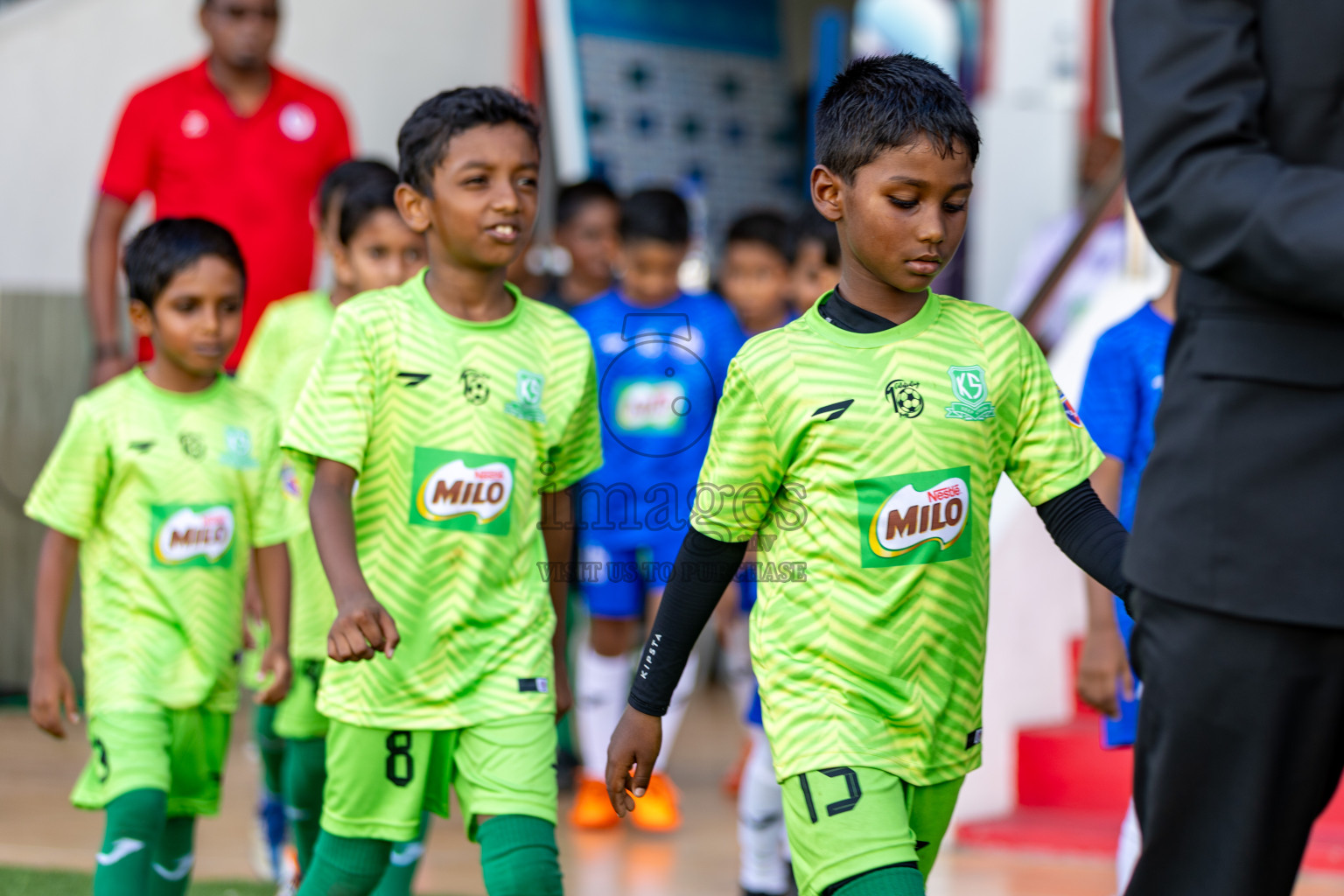 Day 2 of MILO Kids Football Fiesta was held at National Stadium in Male', Maldives on Saturday, 24th February 2024.