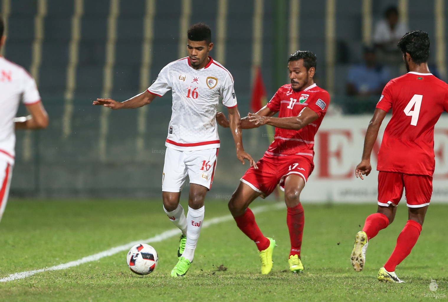 Asian Cup Qualifier between Maldives and Oman in National Stadium, on 10 October 2017 Male' Maldives. ( Images.mv Photo: Abdulla Abeedh )