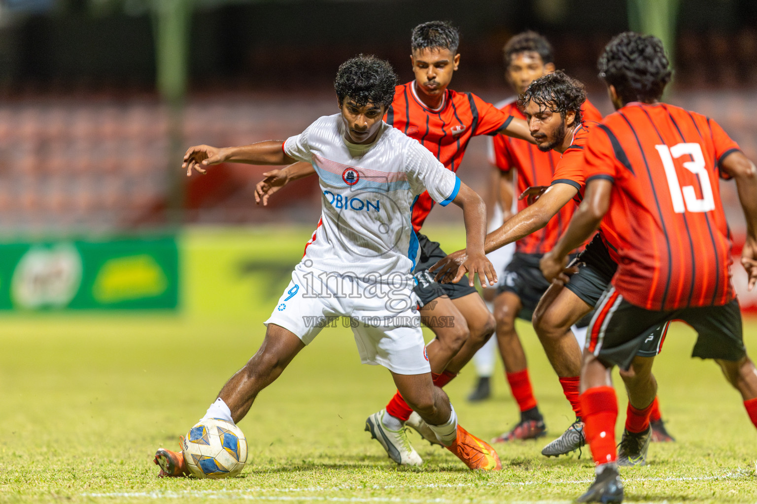 TC Sports Club vs Odi Sports Club in the FAM League Cup 2025 held at National Football Stadium, Male', Maldives on Sunday, 4th May 2025.
Photos By: Ismail Thoriq / images.mv