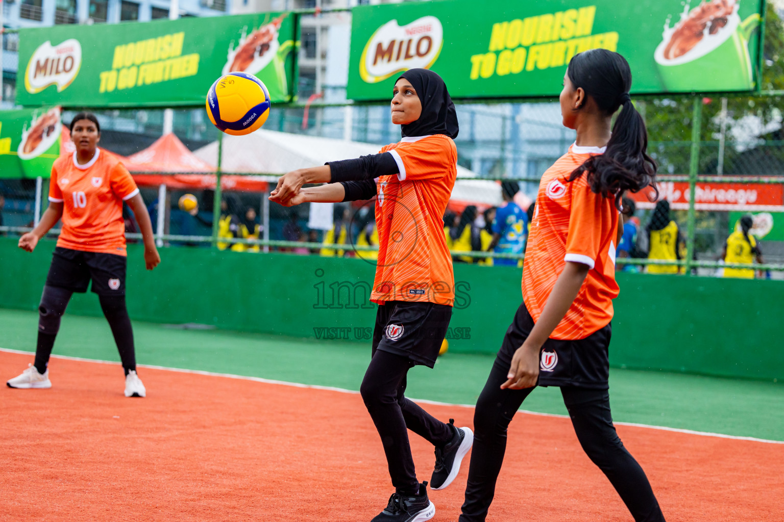 Day 2 of Interschool Volleyball Tournament 2024 was held in Ekuveni Volleyball Court at Male', Maldives on Sunday, 24th November 2024. Photos: Nausham Waheed / images.mv